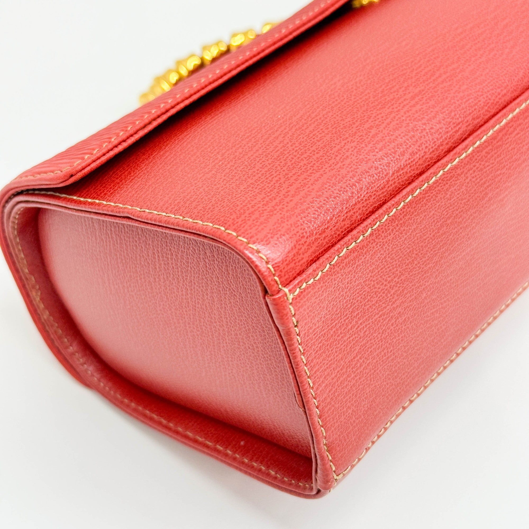 Velazquez Red Leather Hand Bag