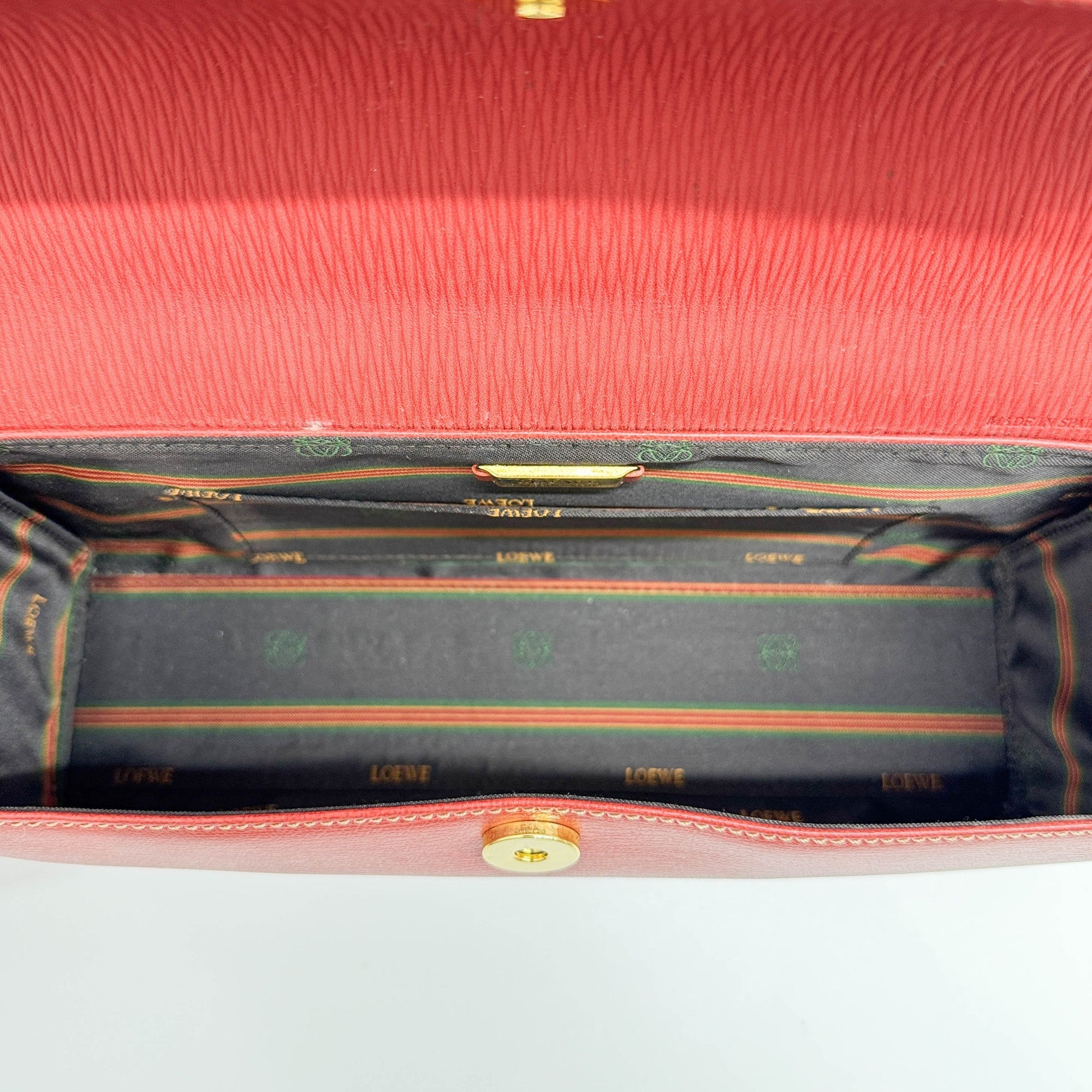 Velazquez Red Leather Hand Bag