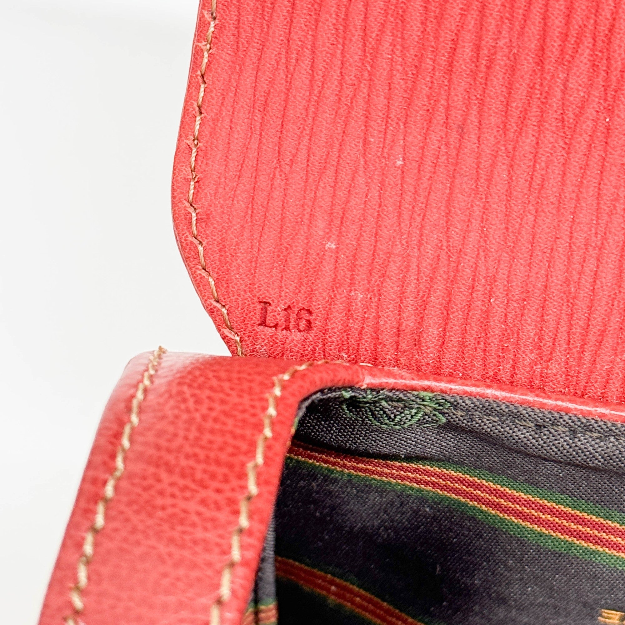 Velazquez Red Leather Hand Bag