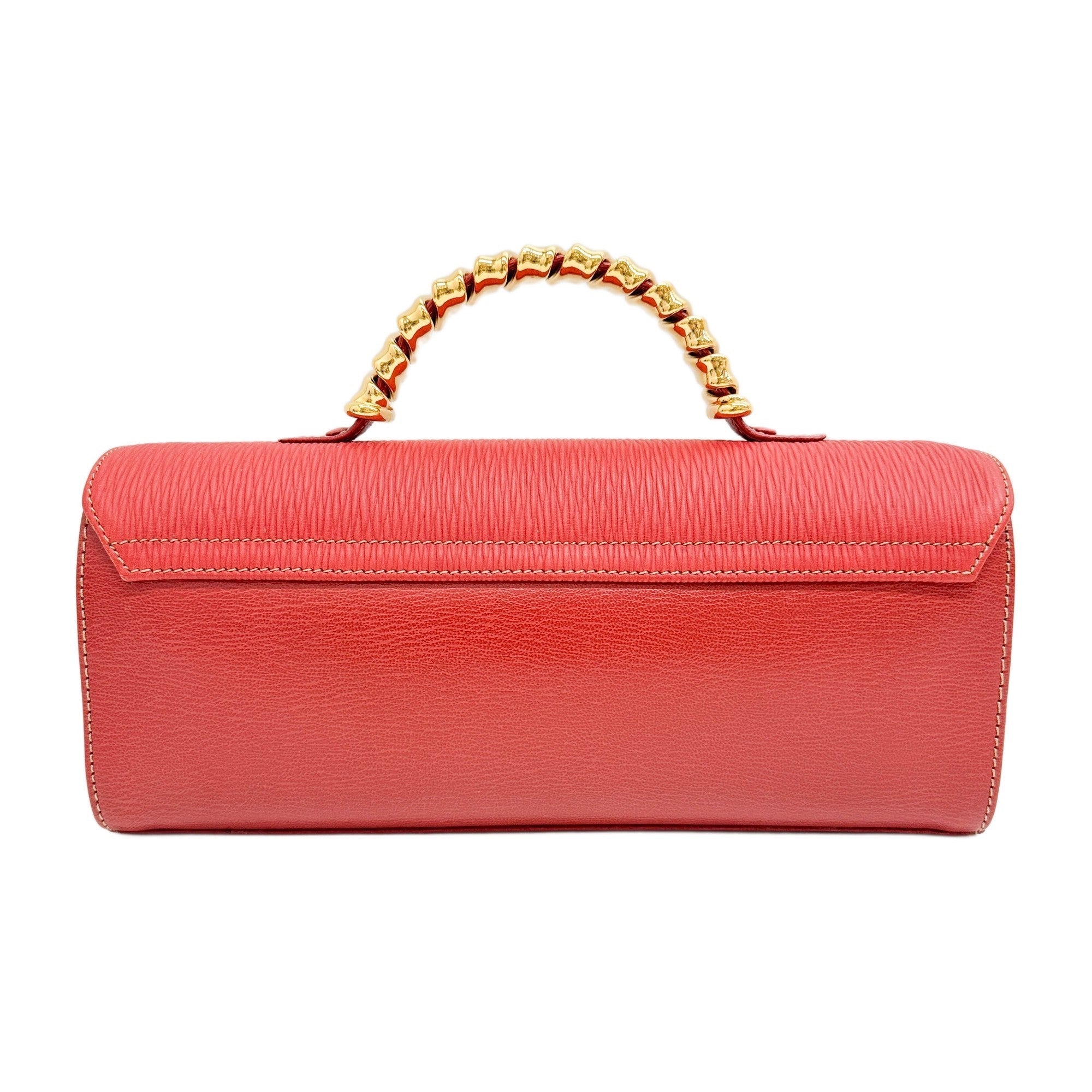 Velazquez Red Leather Hand Bag