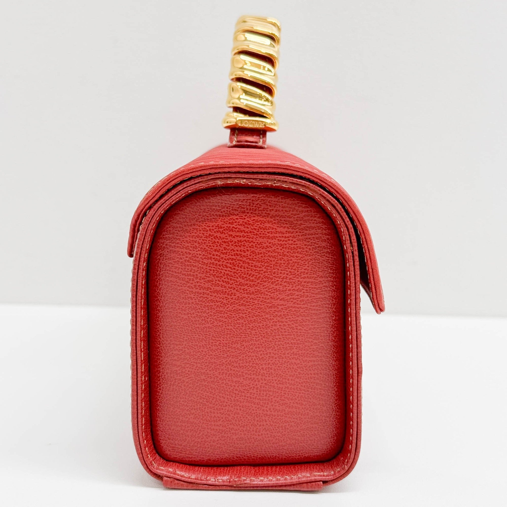 Velazquez Red Leather Hand Bag