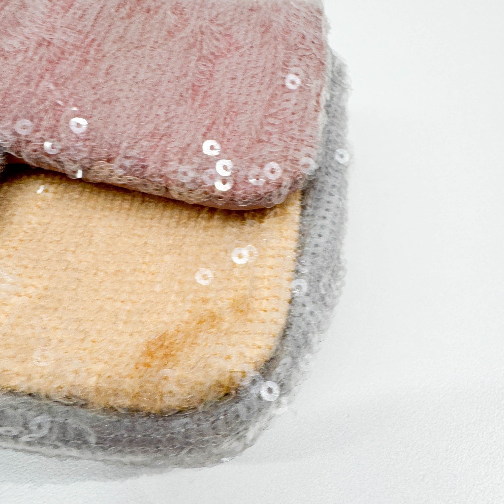 Small Waterfall Timeless Classic Pink Sequin Shoulder Bag