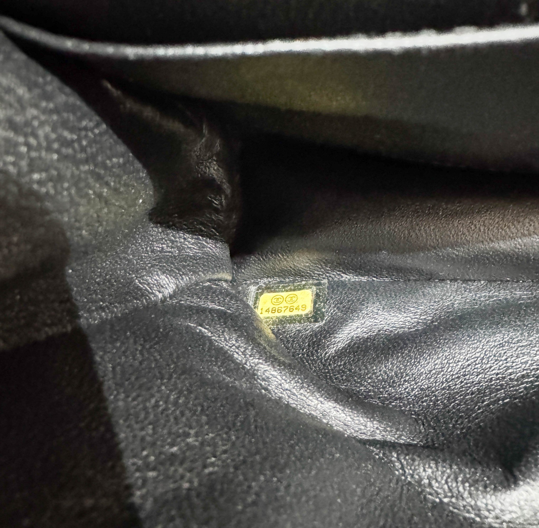 2.55 Double Flap Garden Decore White Tweed Shoulder Bag