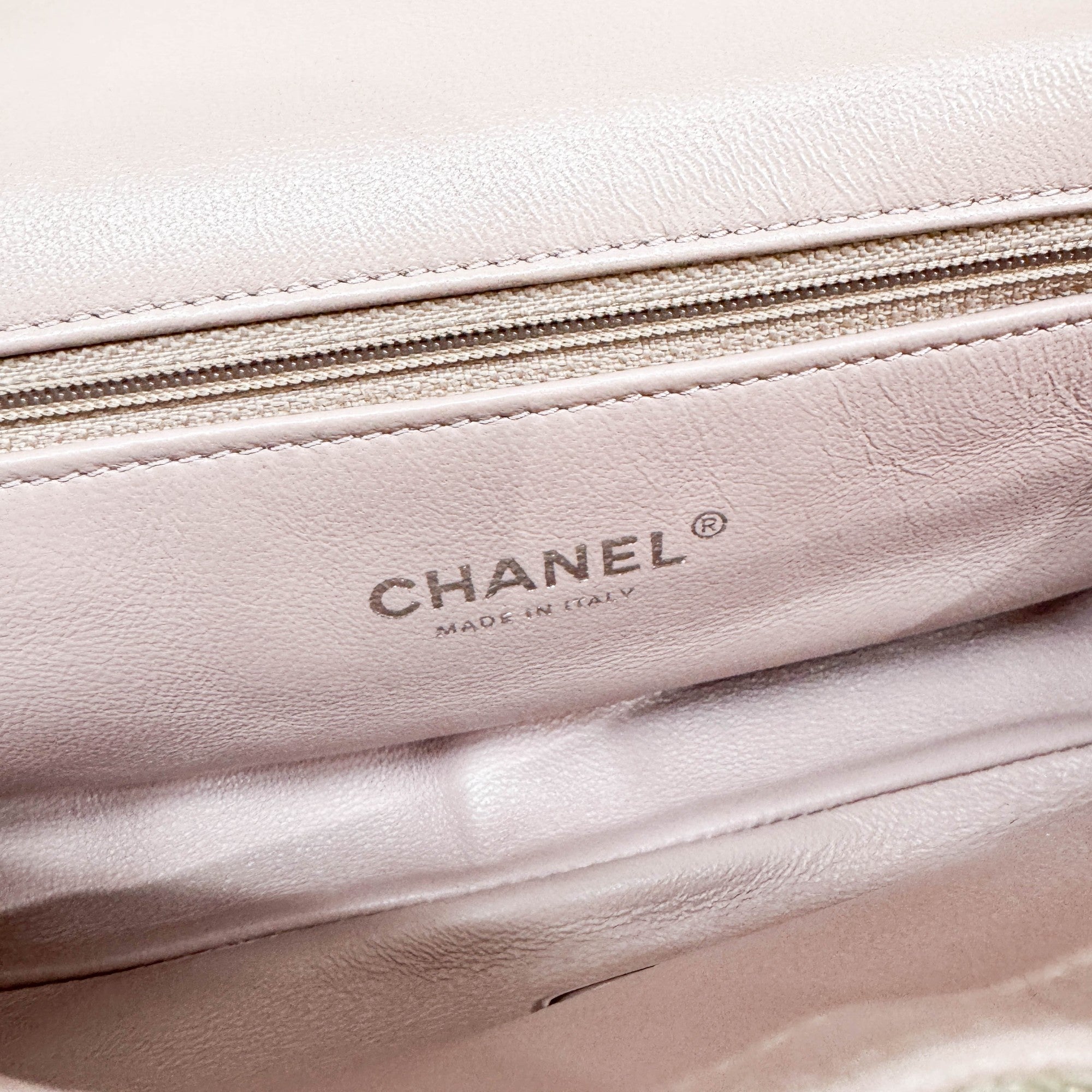 Classic Flap Waterfall Pink Sequin Shoulder Bag