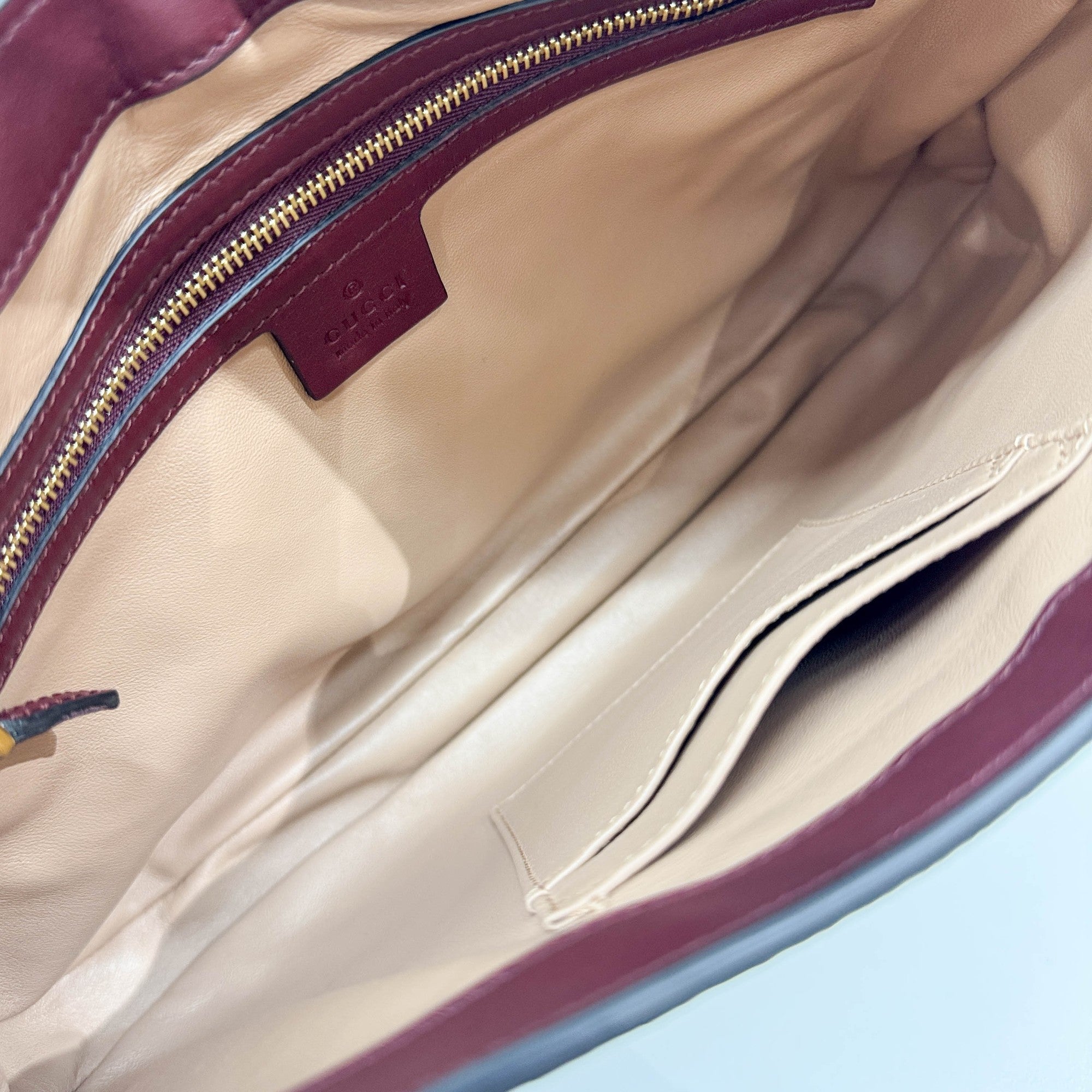 Jackie Burgundy Python Leather Shoulder Bag