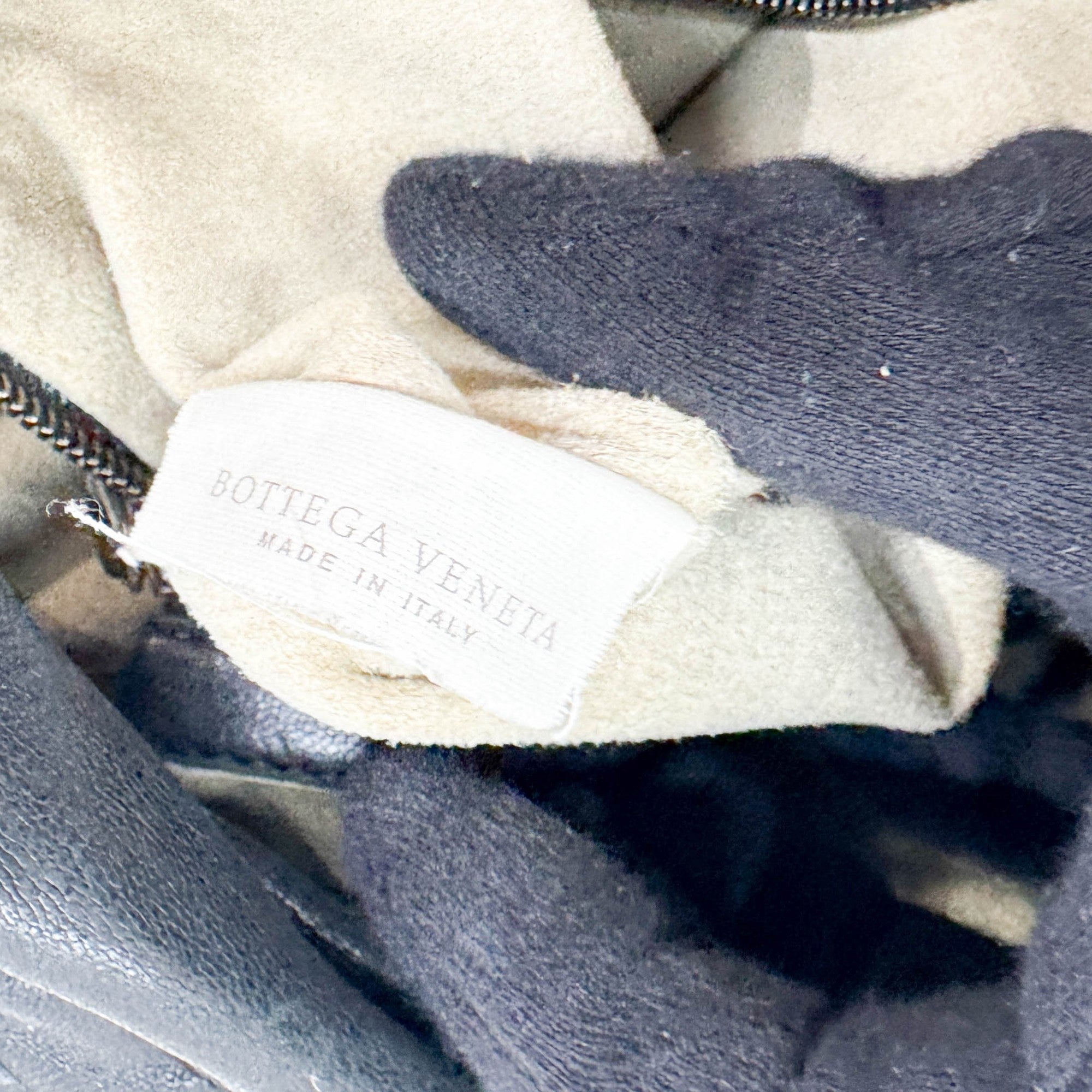 Studded Black Leather Hobo Bag