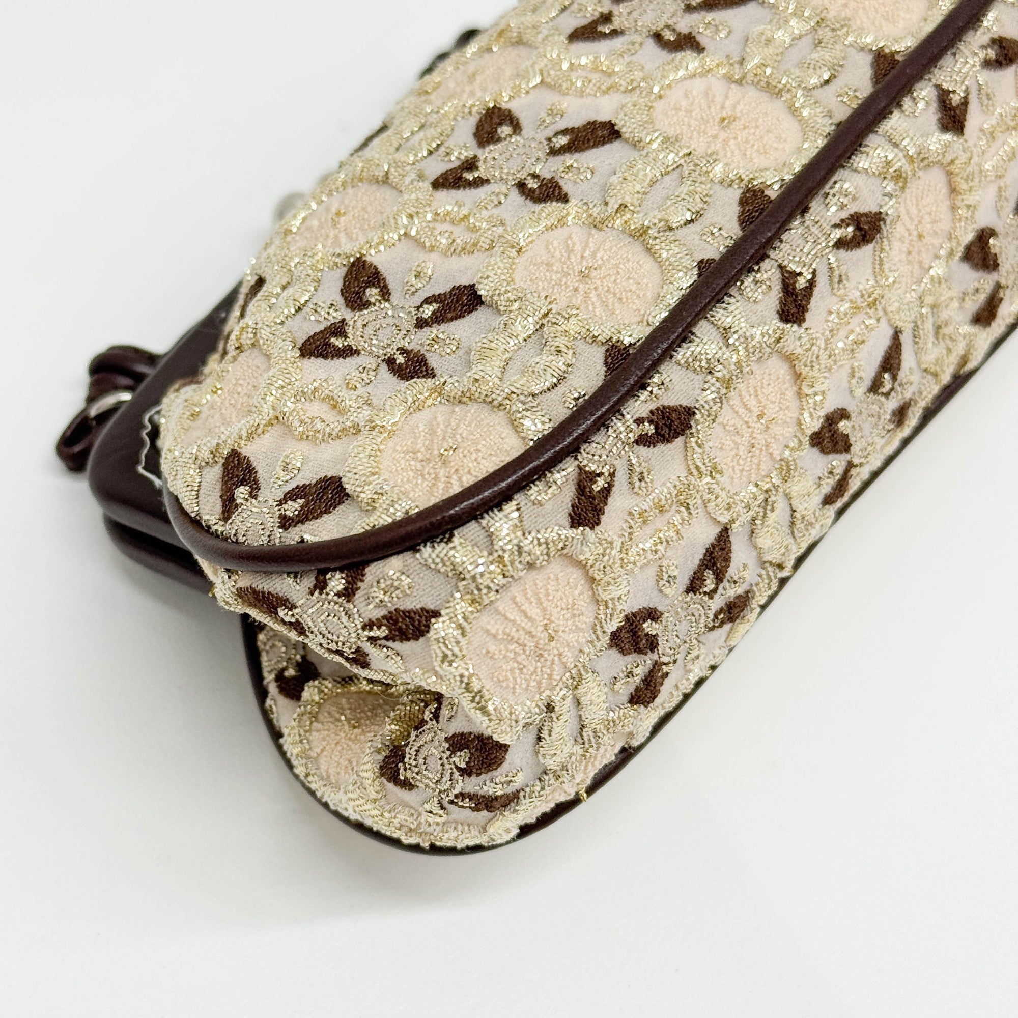 Embroidery Multicolor Viscouse Pouch Bag