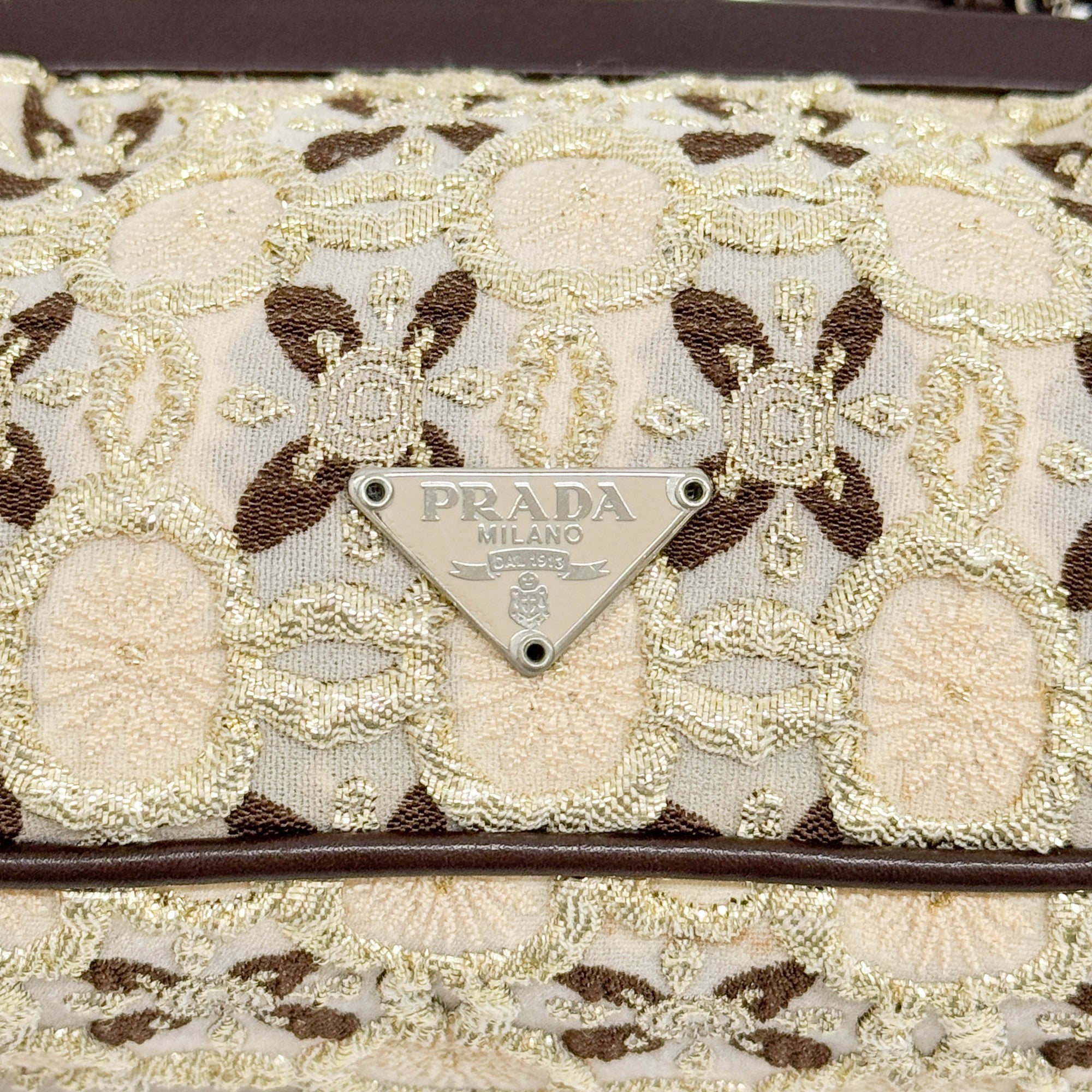 Embroidery Multicolor Viscouse Pouch Bag