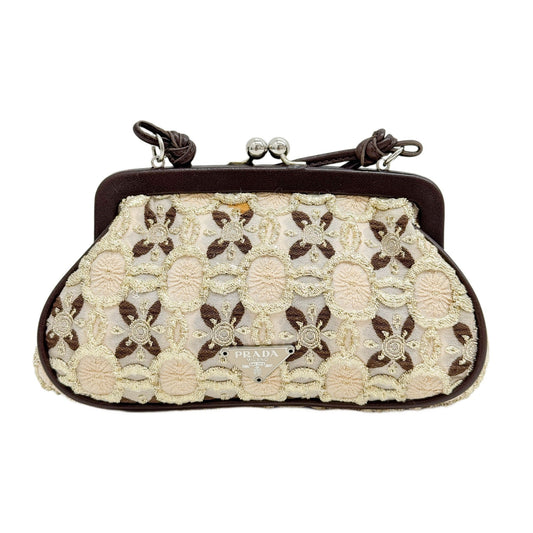 Embroidery Multicolor Viscouse Pouch Bag