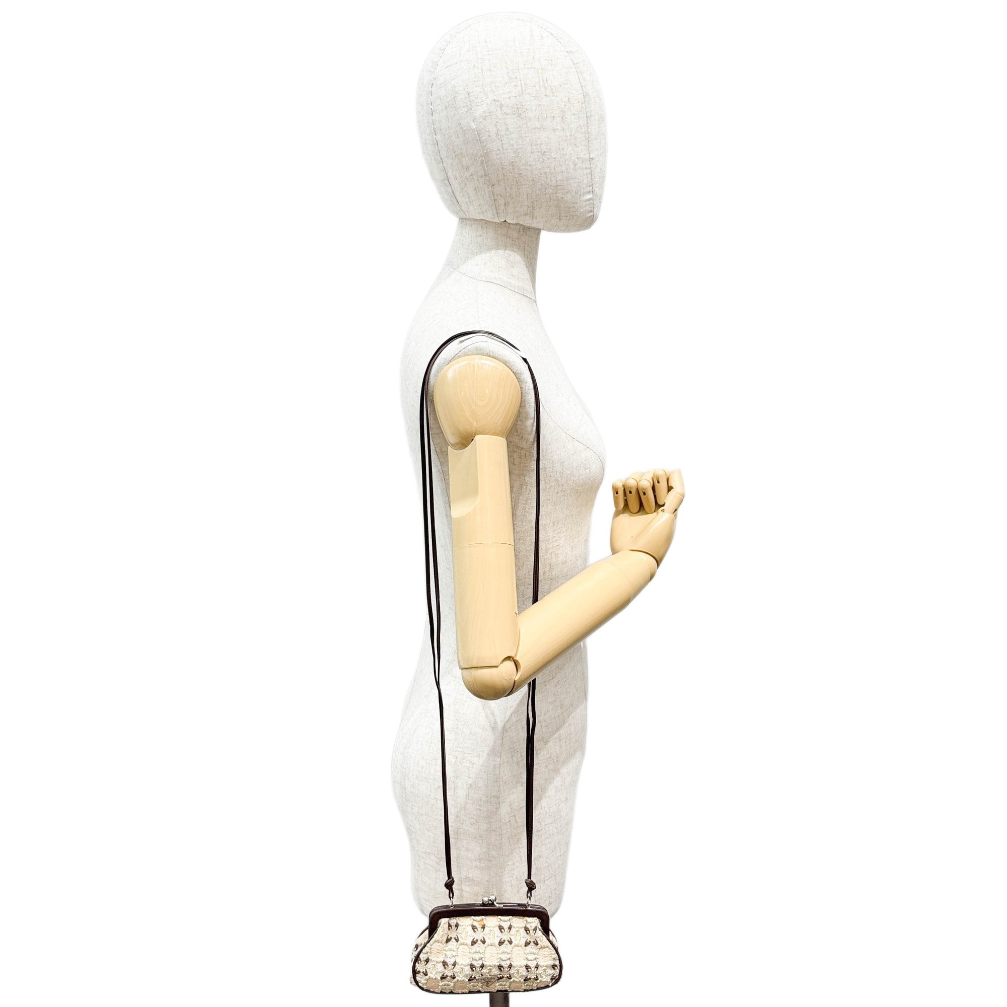 Embroidery Multicolor Viscouse Pouch Bag