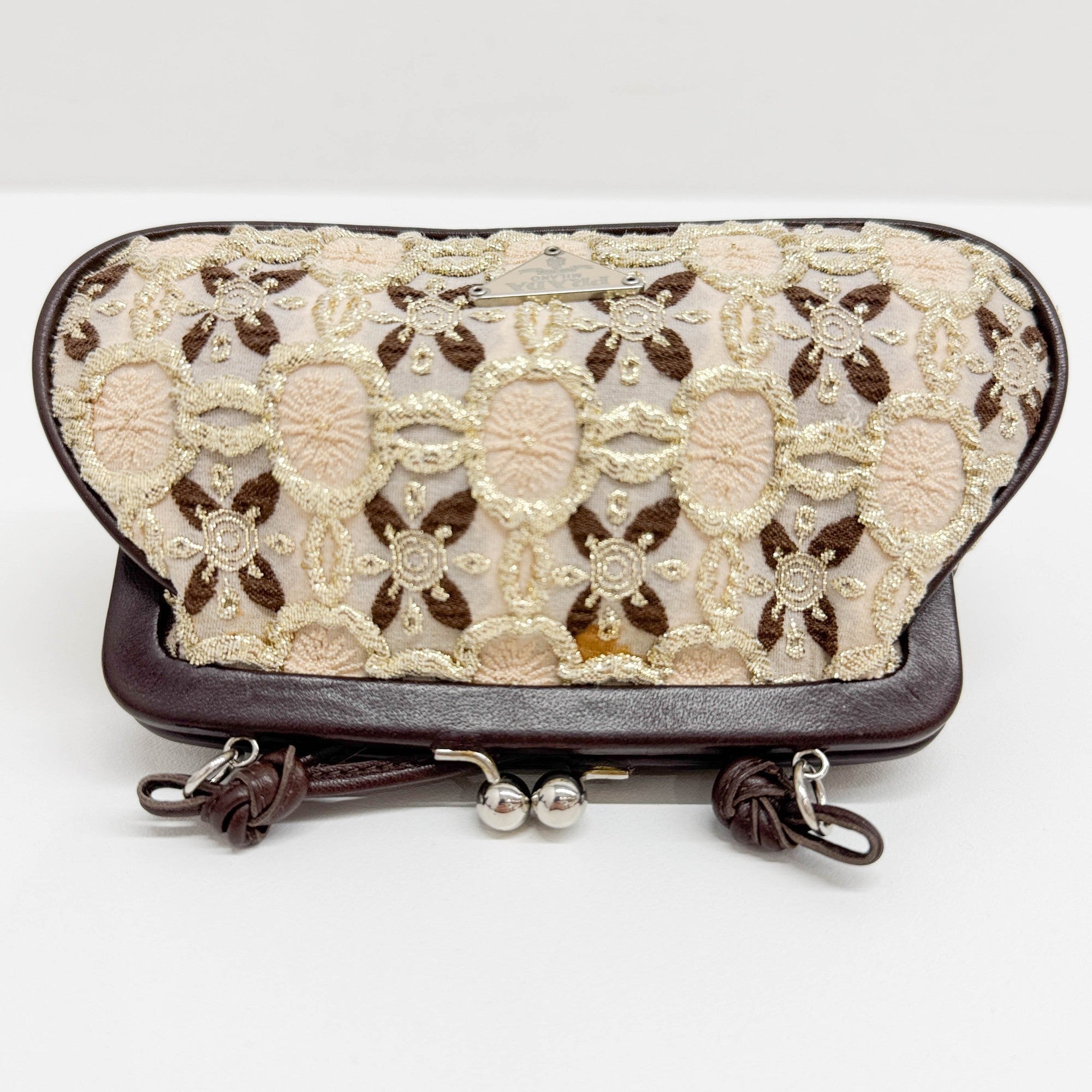 Embroidery Multicolor Viscouse Pouch Bag