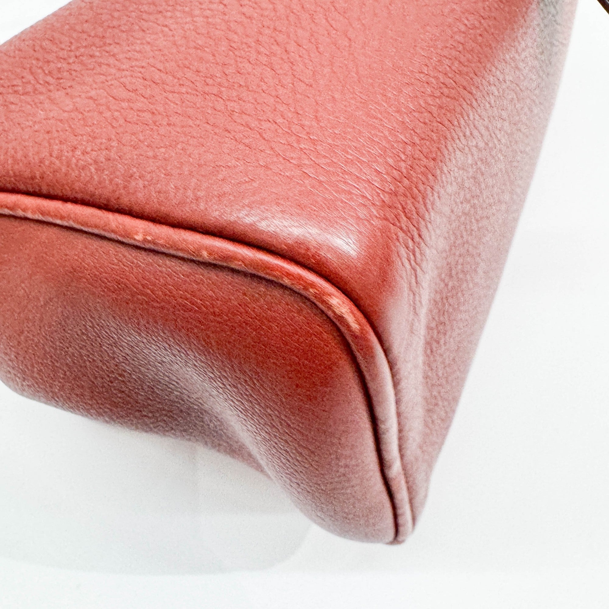 Terracotta Leather Shoulder Bag