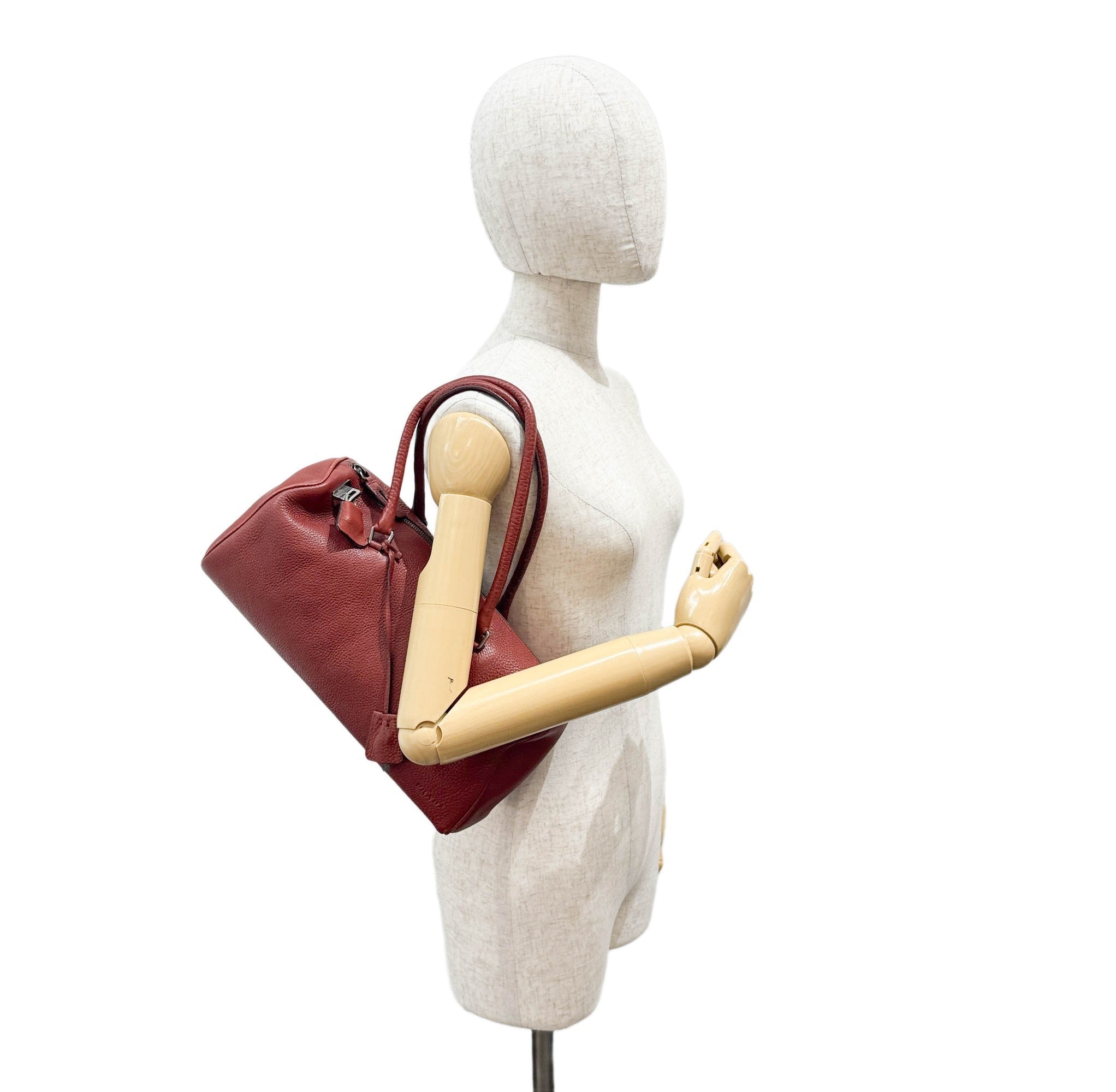 Terracotta Leather Shoulder Bag
