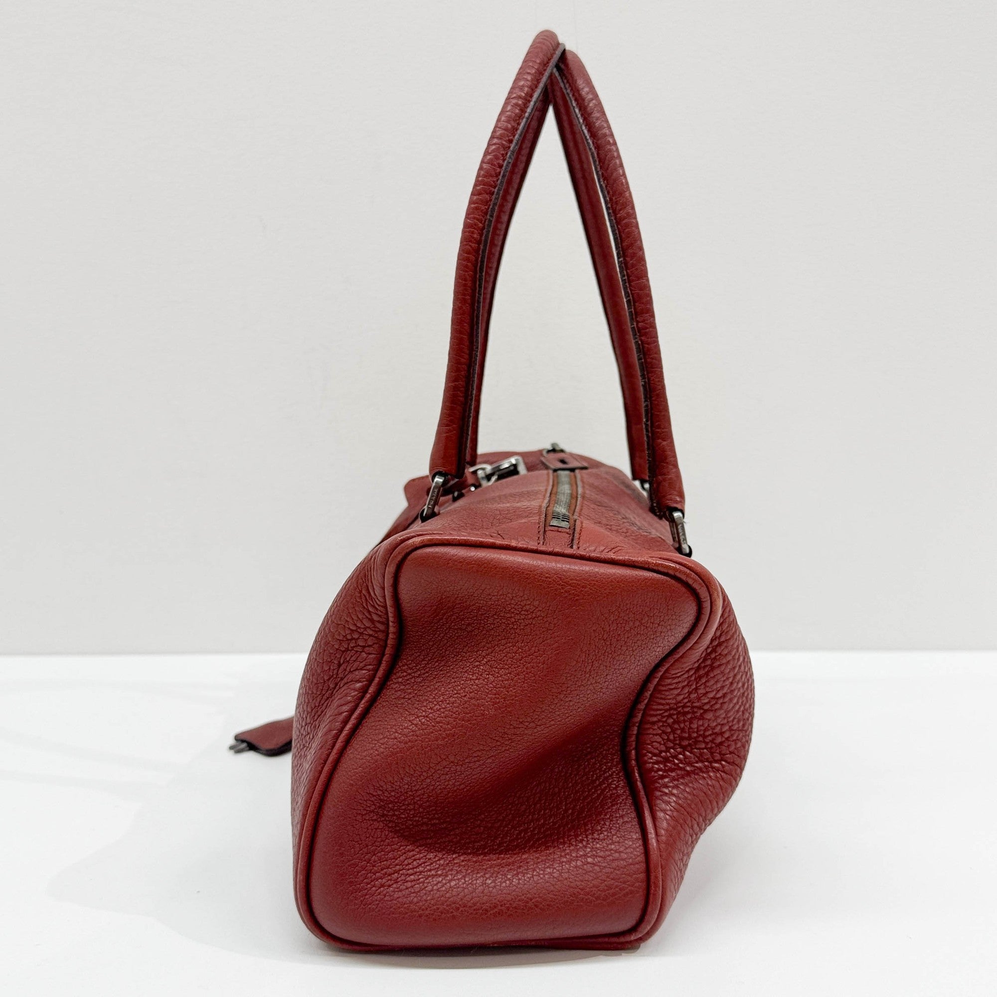 Terracotta Leather Shoulder Bag