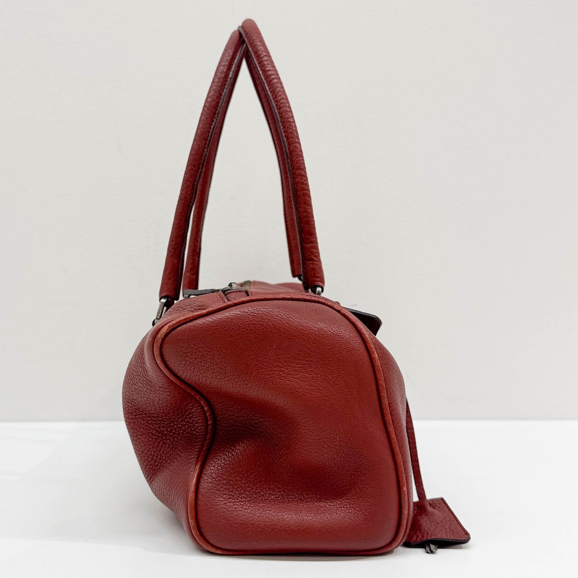 Terracotta Leather Shoulder Bag