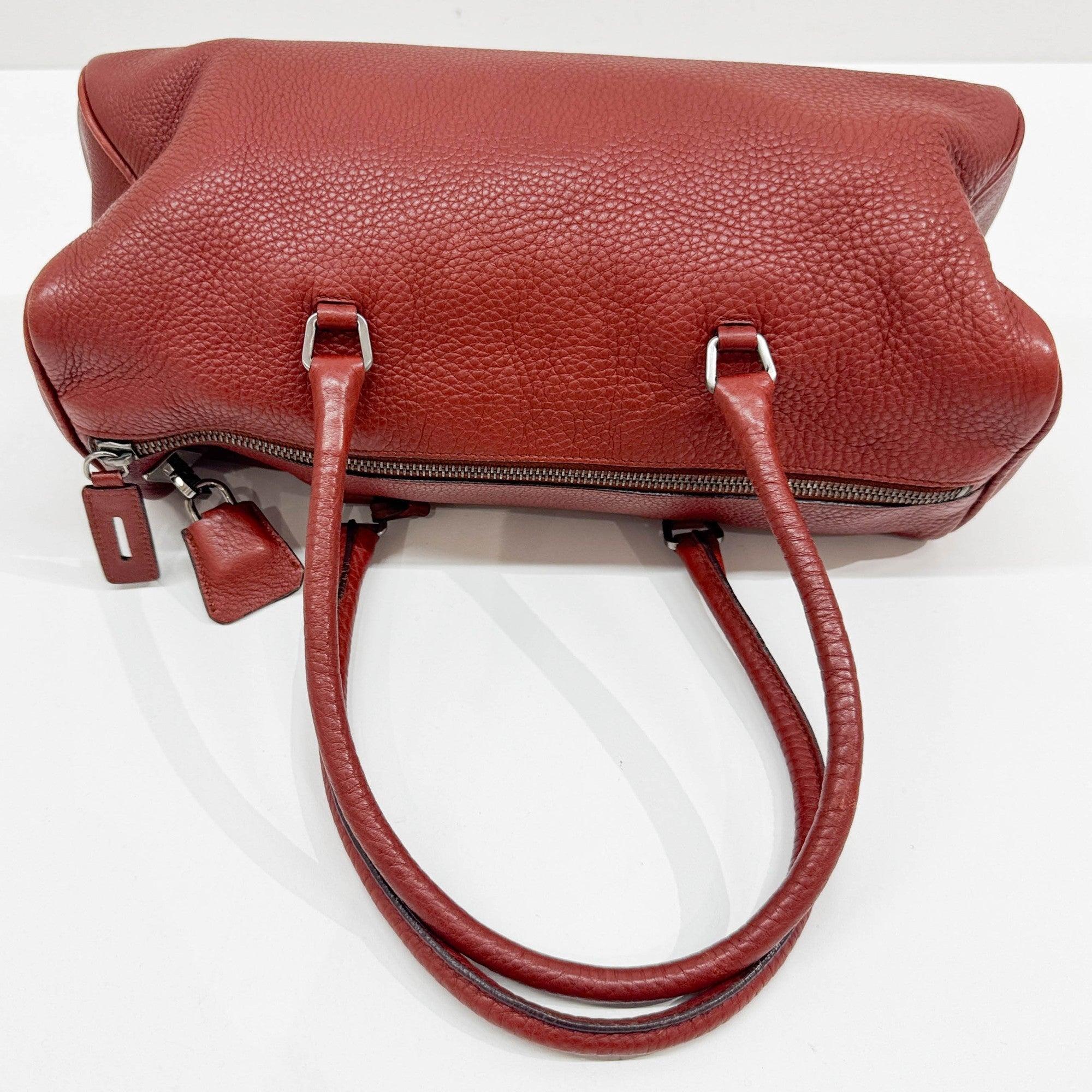Terracotta Leather Shoulder Bag