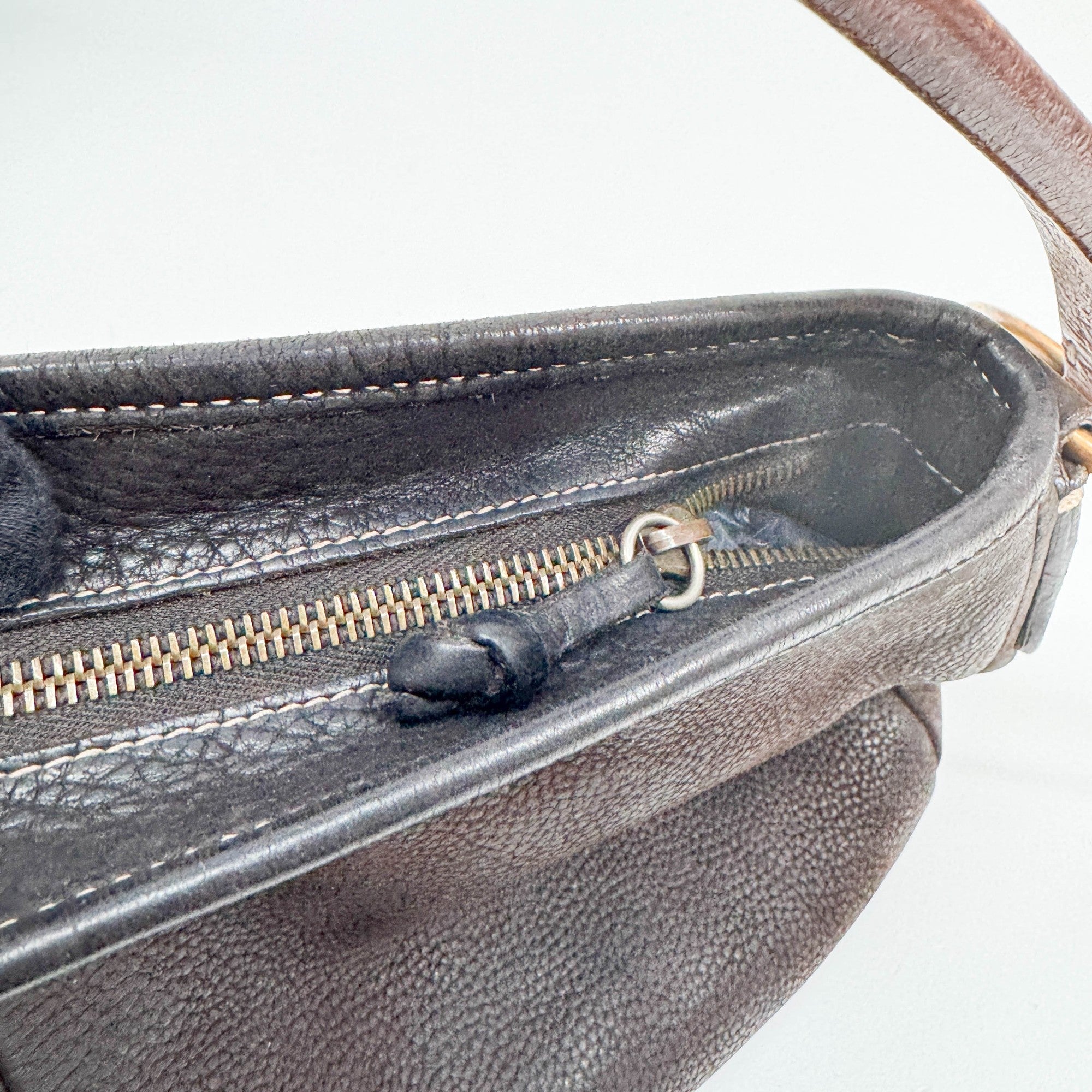 Brown Leather Shoulder Bag