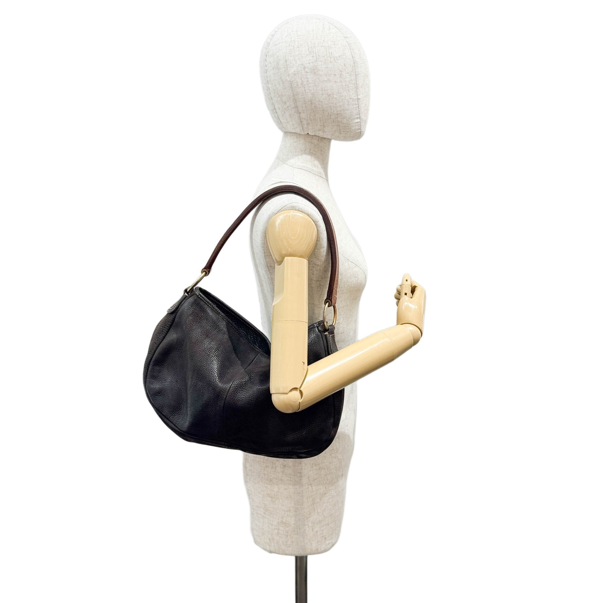 Brown Leather Shoulder Bag