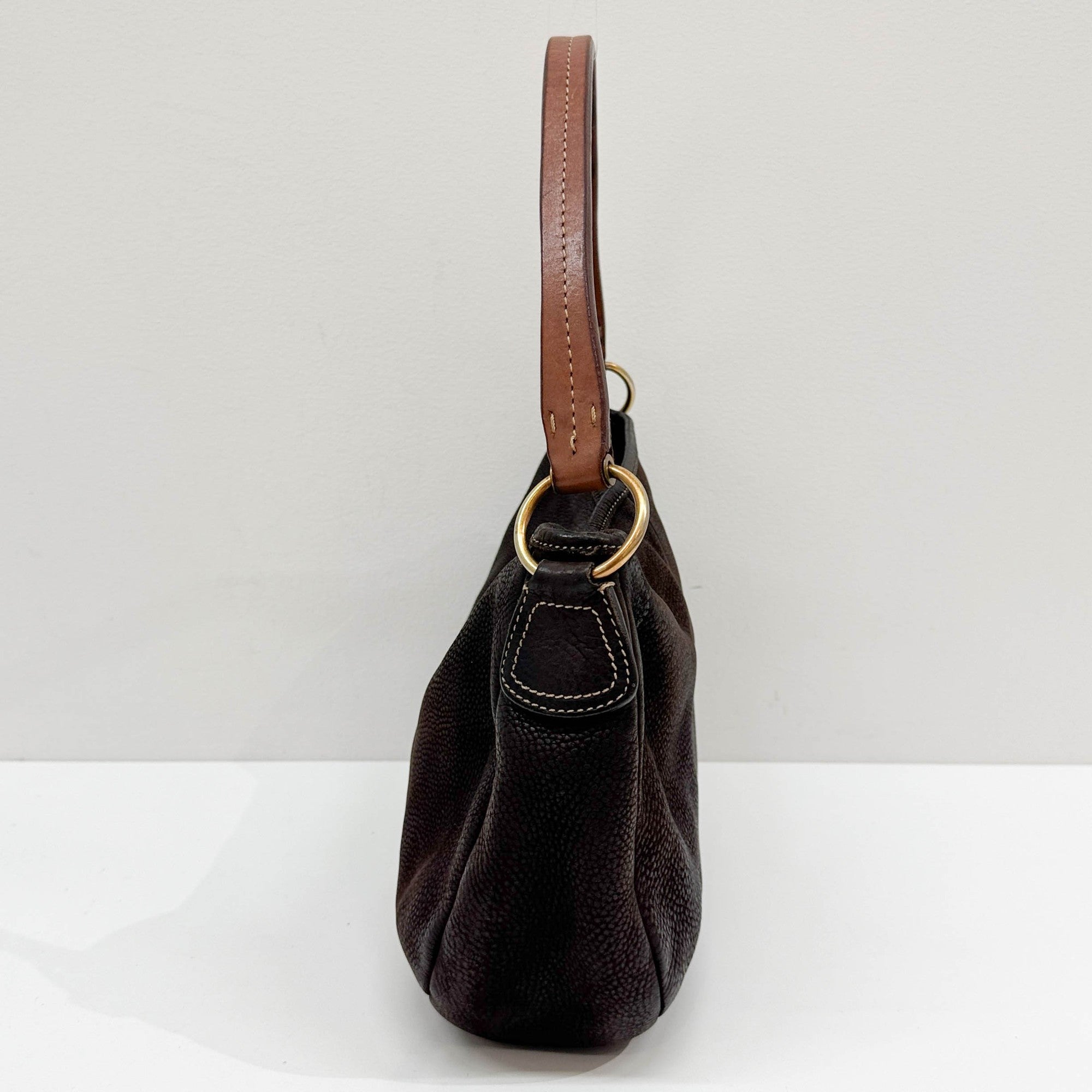 Brown Leather Shoulder Bag