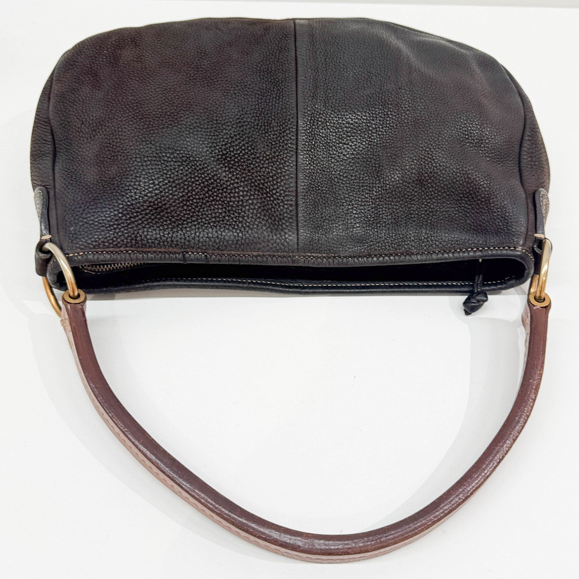 Brown Leather Shoulder Bag