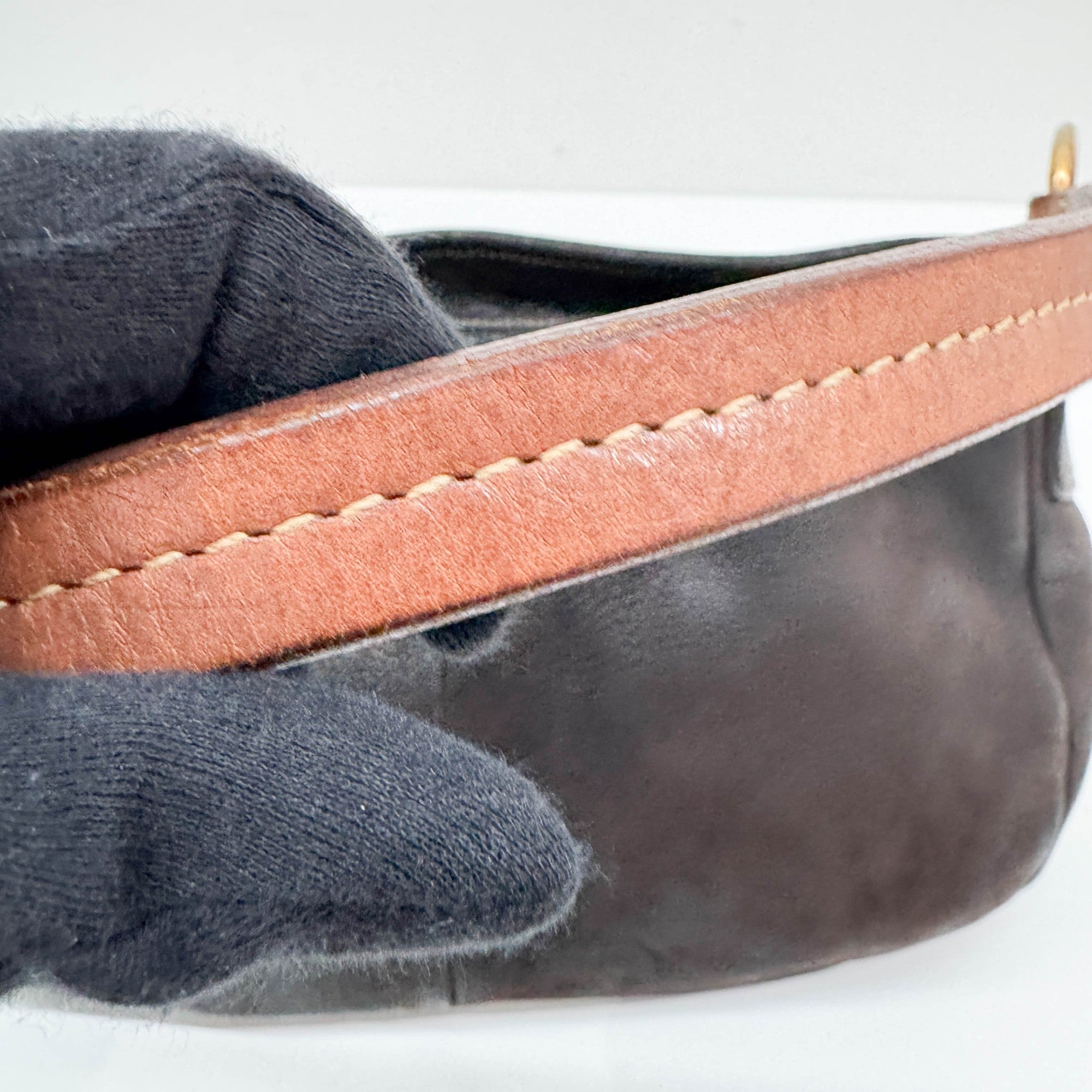 Brown Leather Shoulder Bag