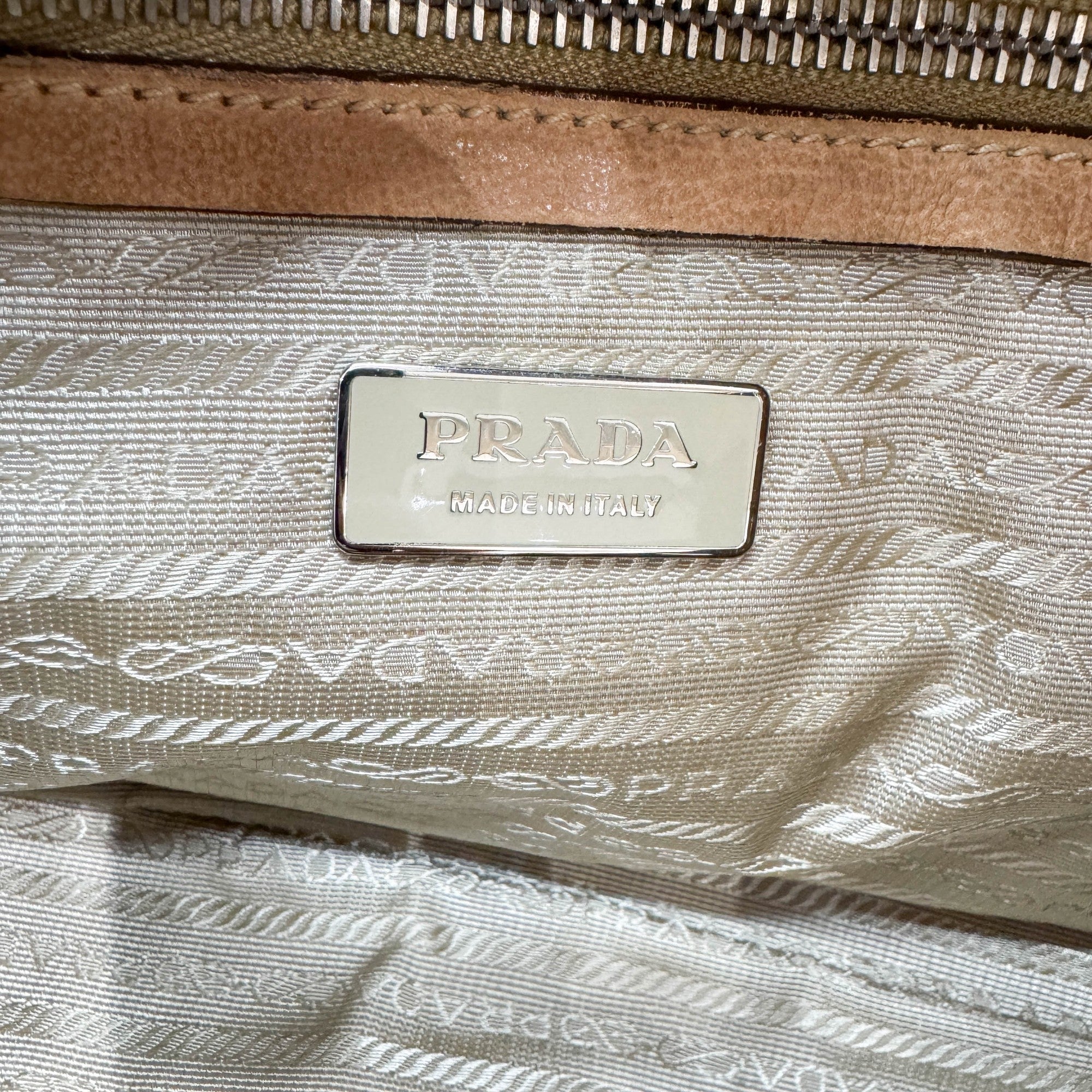 Sound Lock Brown Leather Shoulder Bag