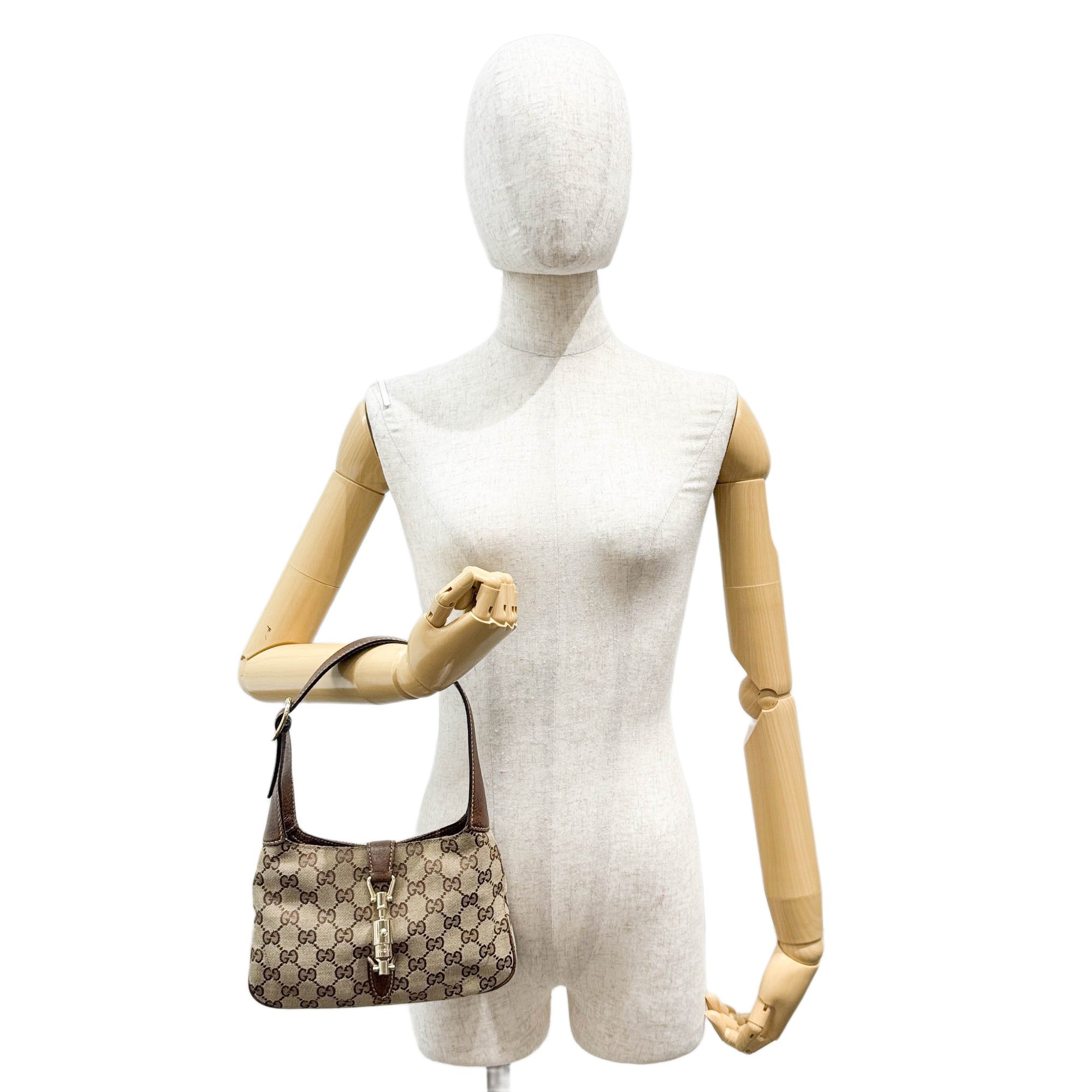 Mini Jacke Brown GG Canvas Shoulder Bag