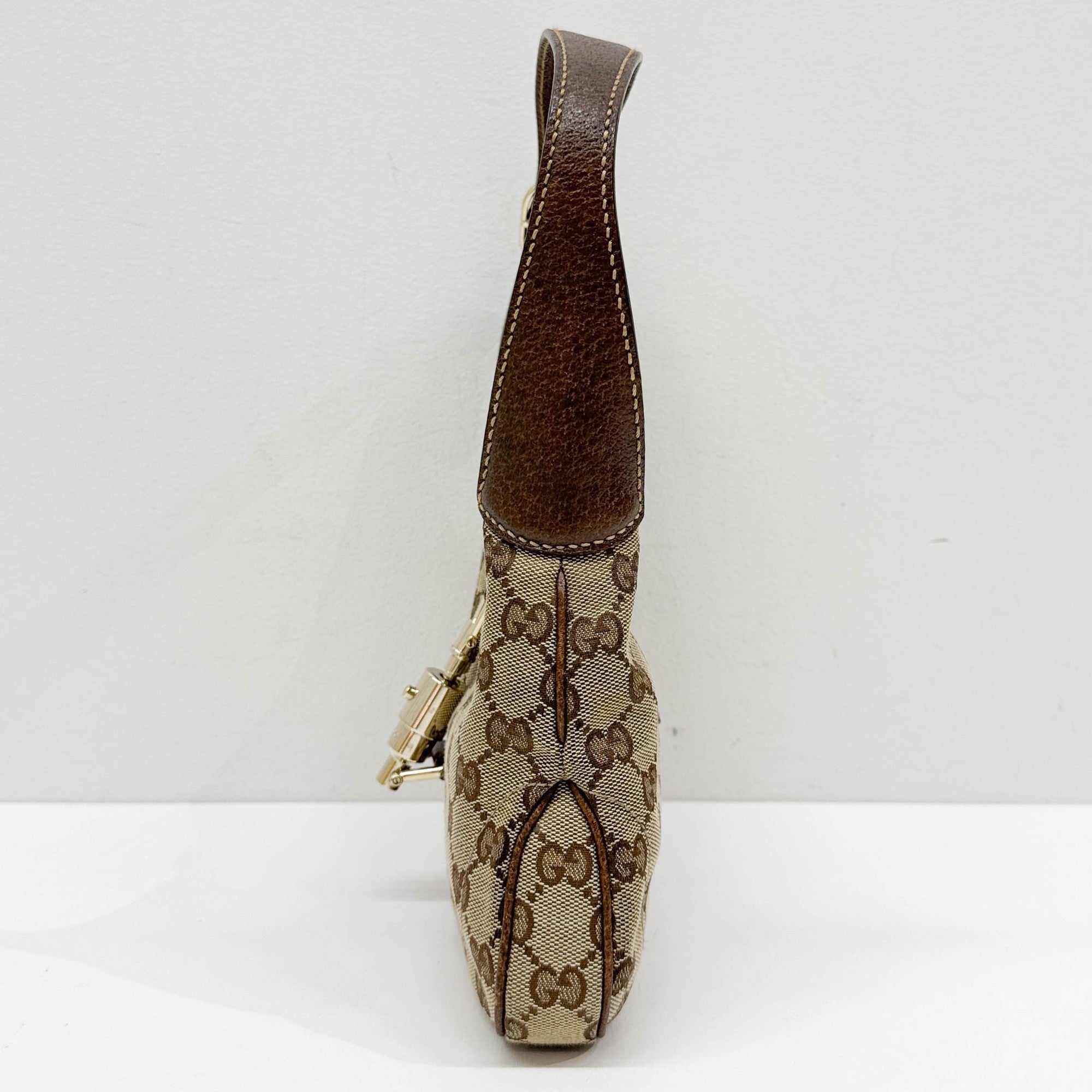 Mini Jacke Brown GG Canvas Shoulder Bag