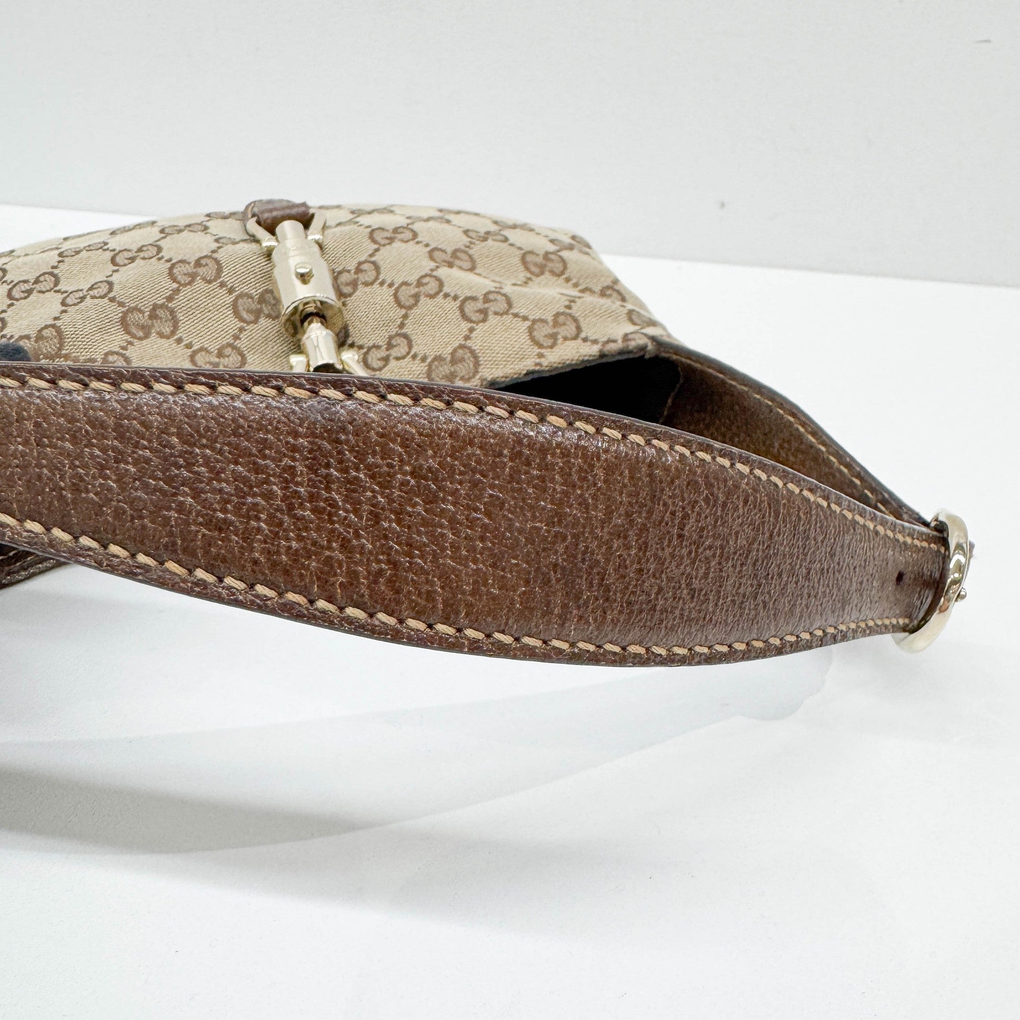 Mini Jacke Brown GG Canvas Shoulder Bag