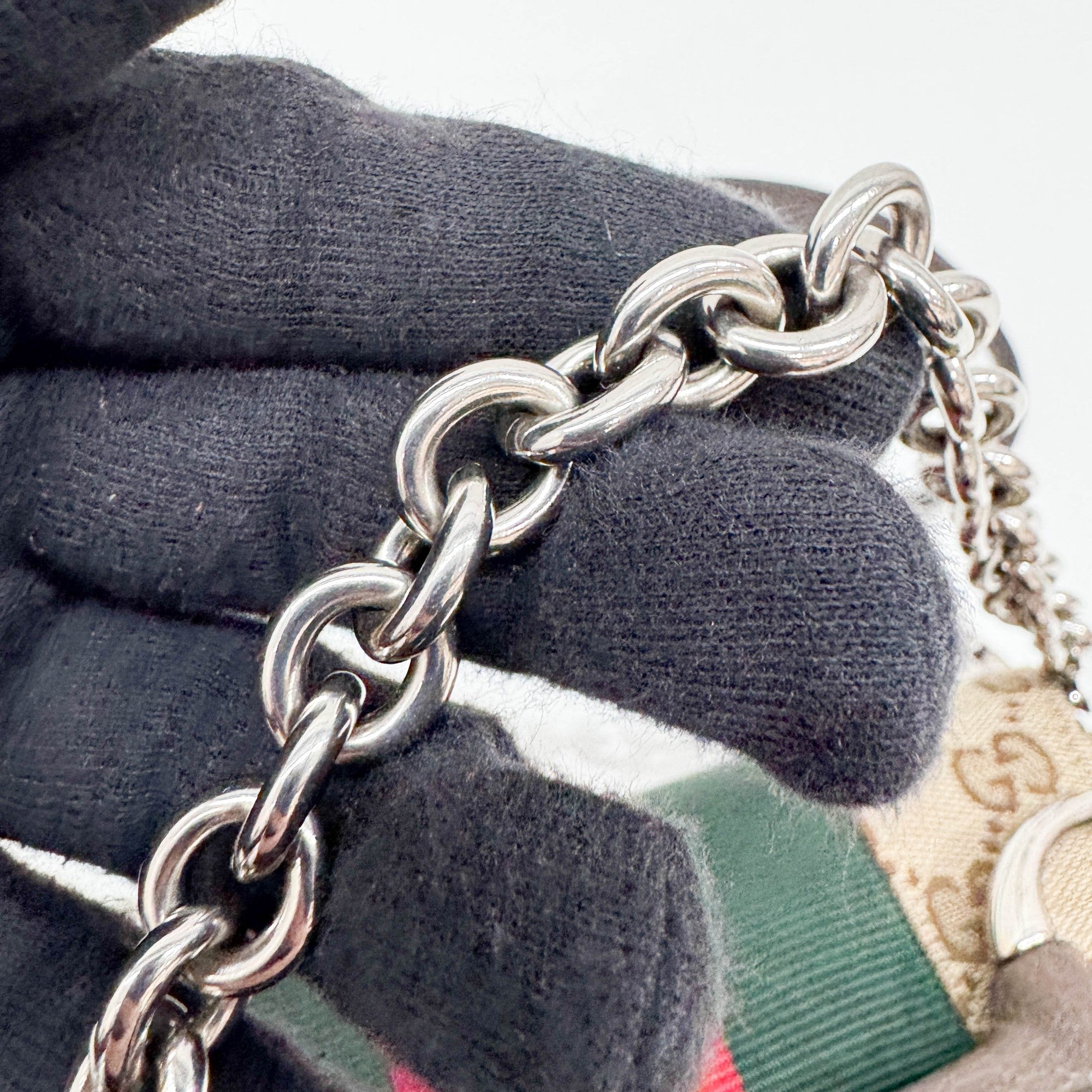 Horsebit Ophidia Tan GG Canvas Two Way Bag