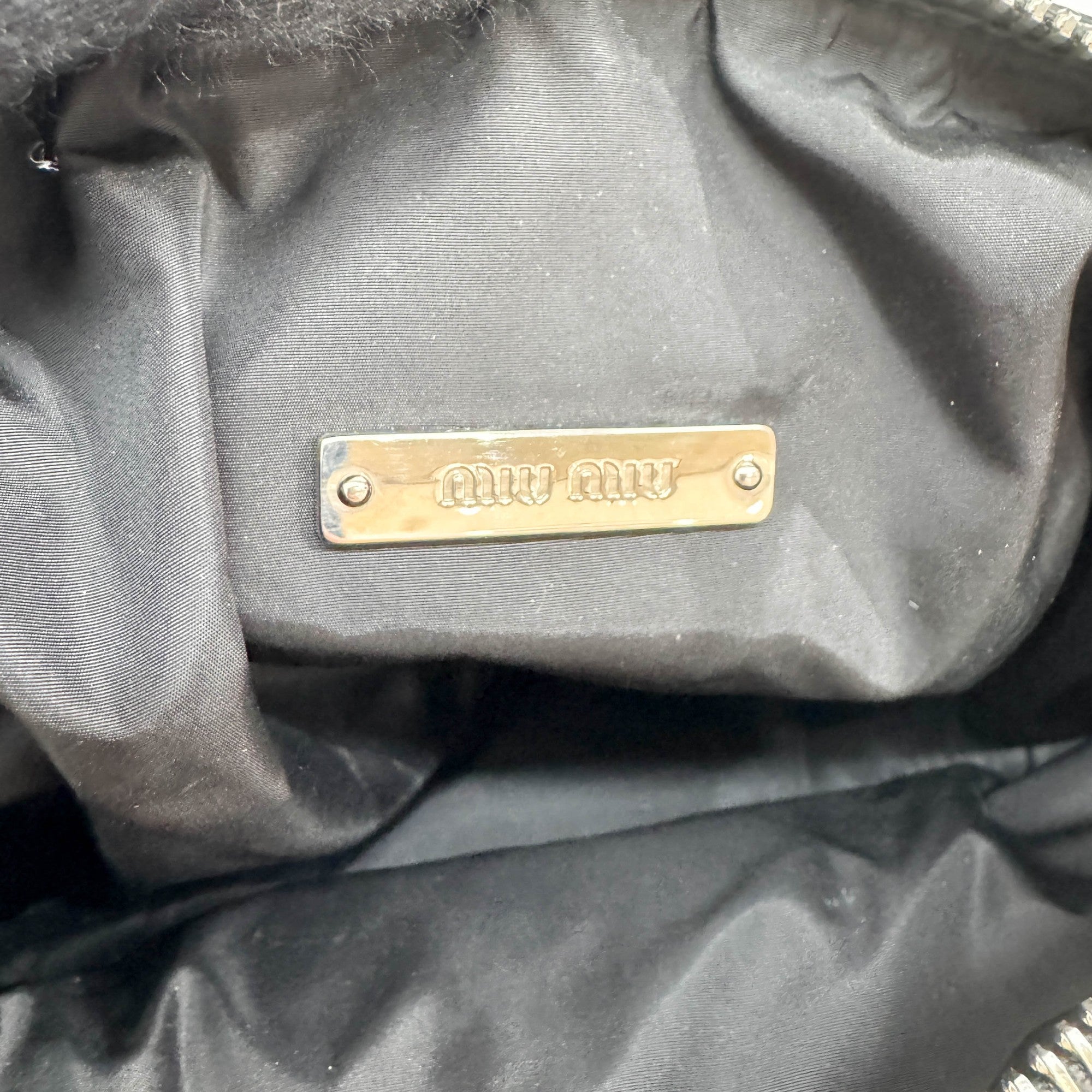 Black Quilted Nappa Leather Shoulder Bag