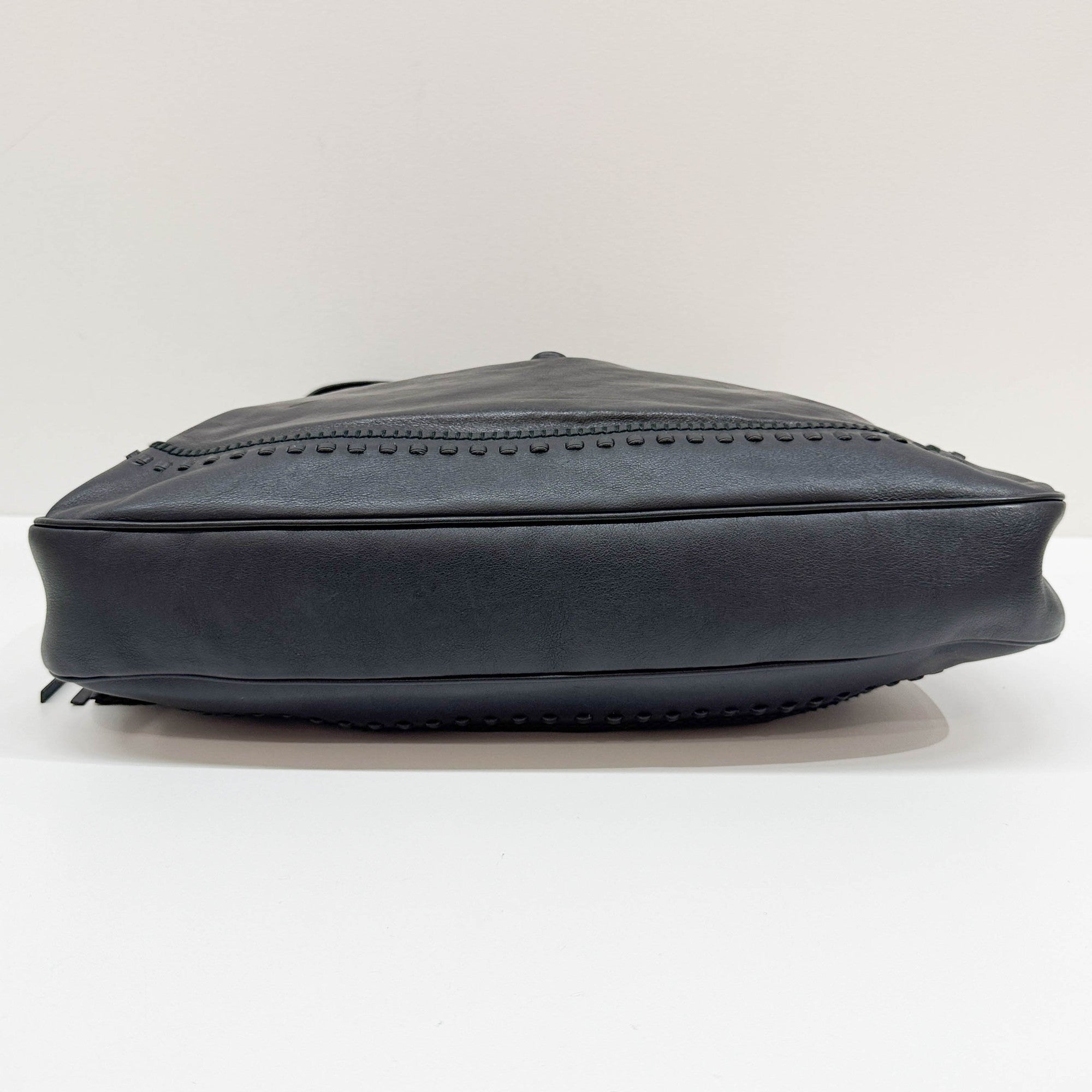 New Jackie Black Leather Two Way Bag