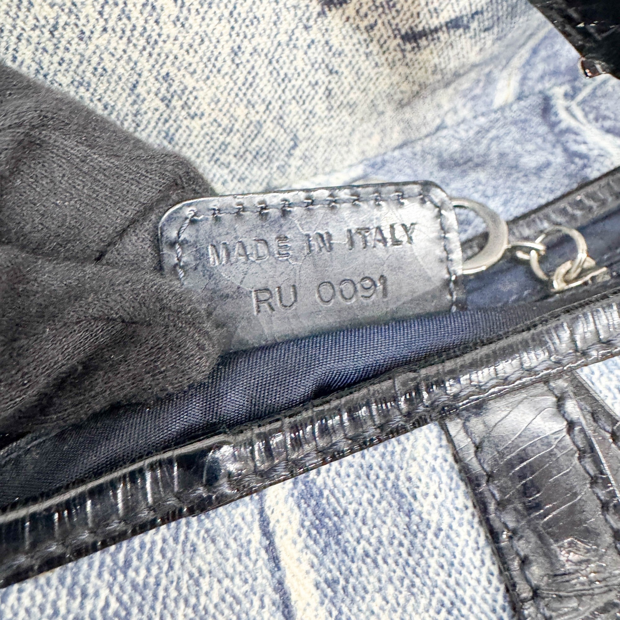 Saddle Speedway Blue Denim Shoulder Bag