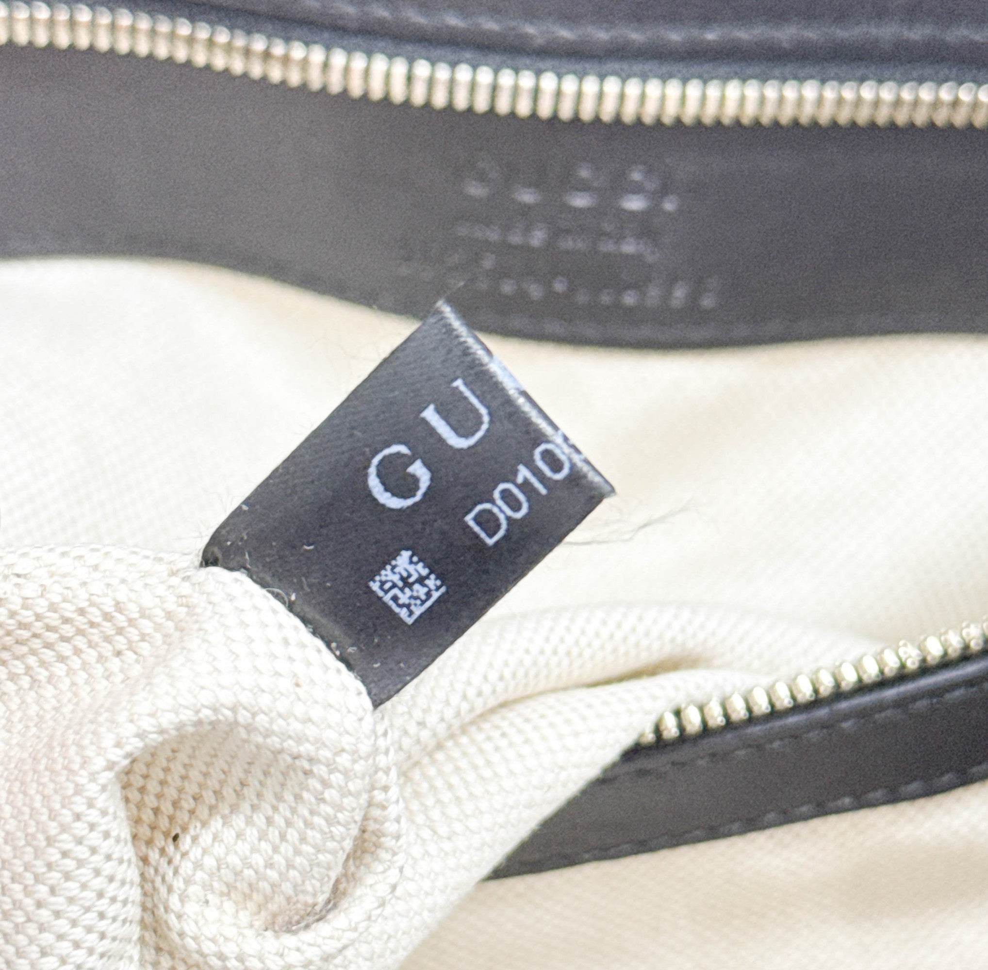 Stirrup Black Leather Shoulder Bag