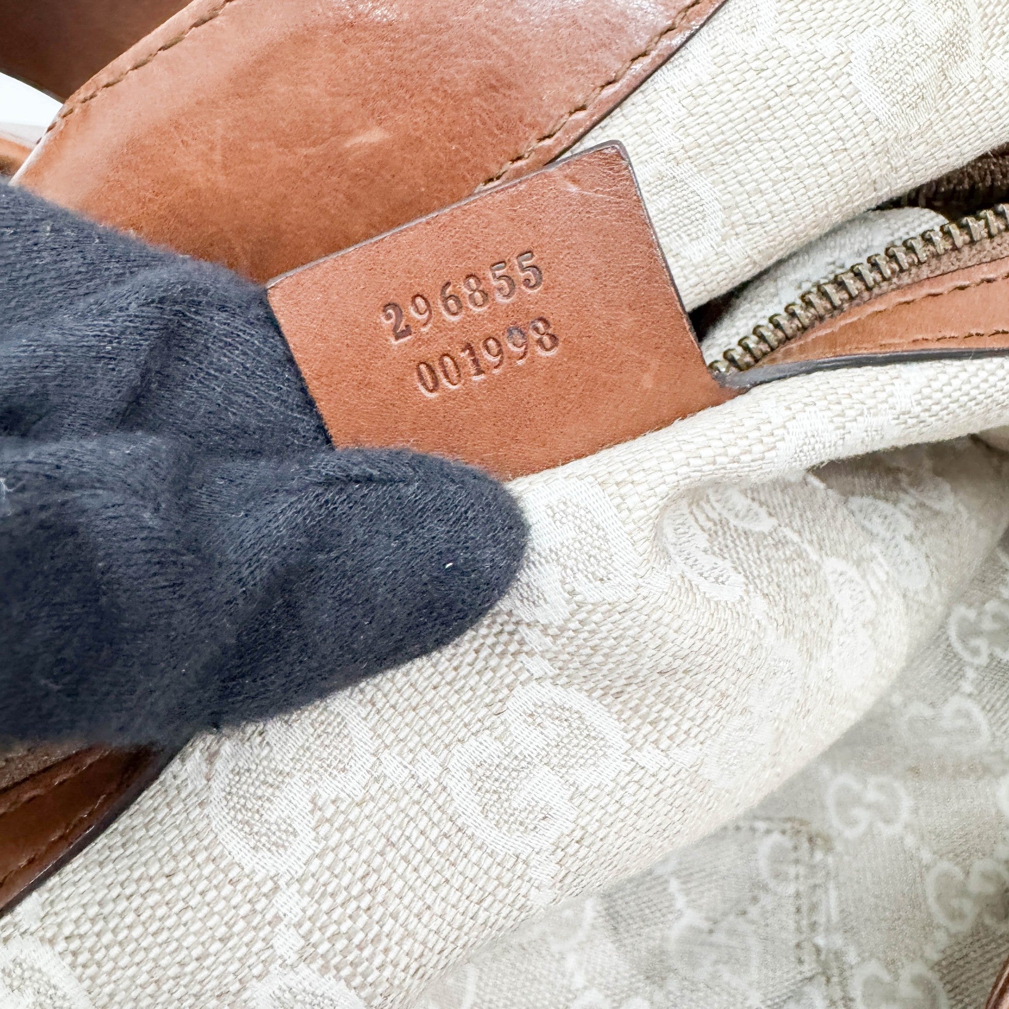 Stirrup Brown Leather Hobo Bag