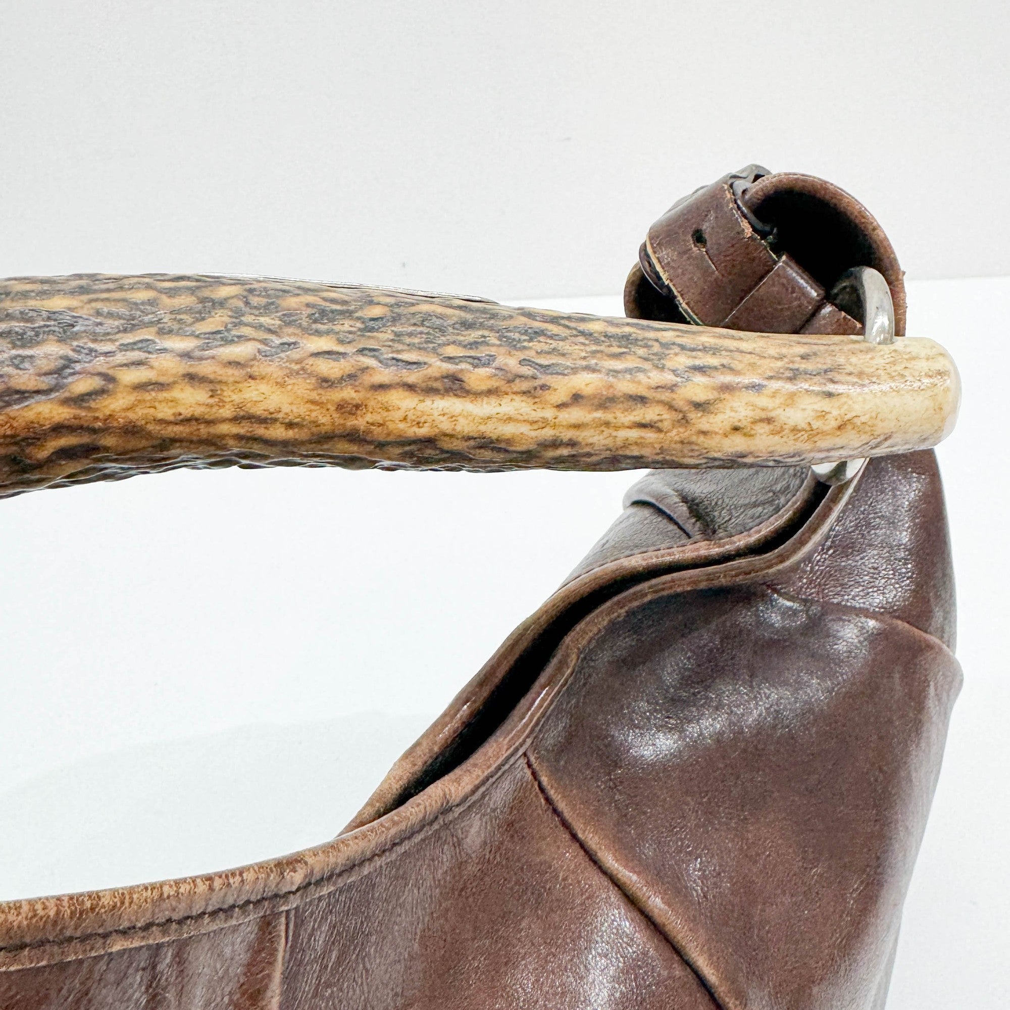 Mombasa Brown Leather Shoulder Bag