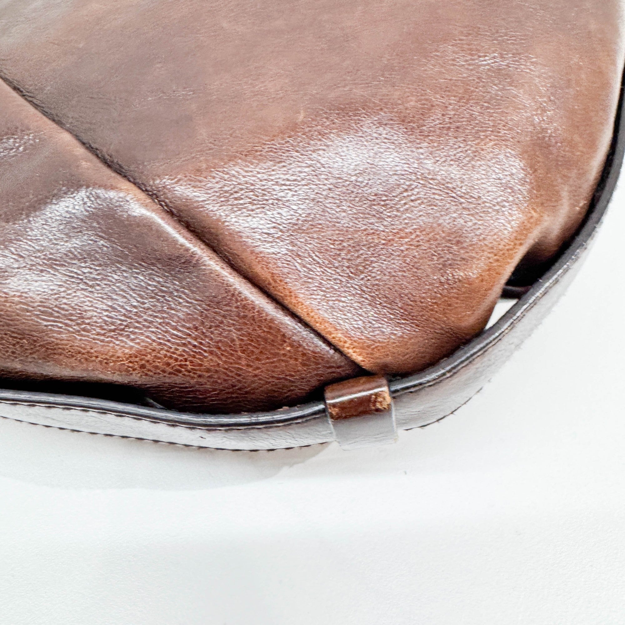 Mombasa Brown Leather Shoulder Bag