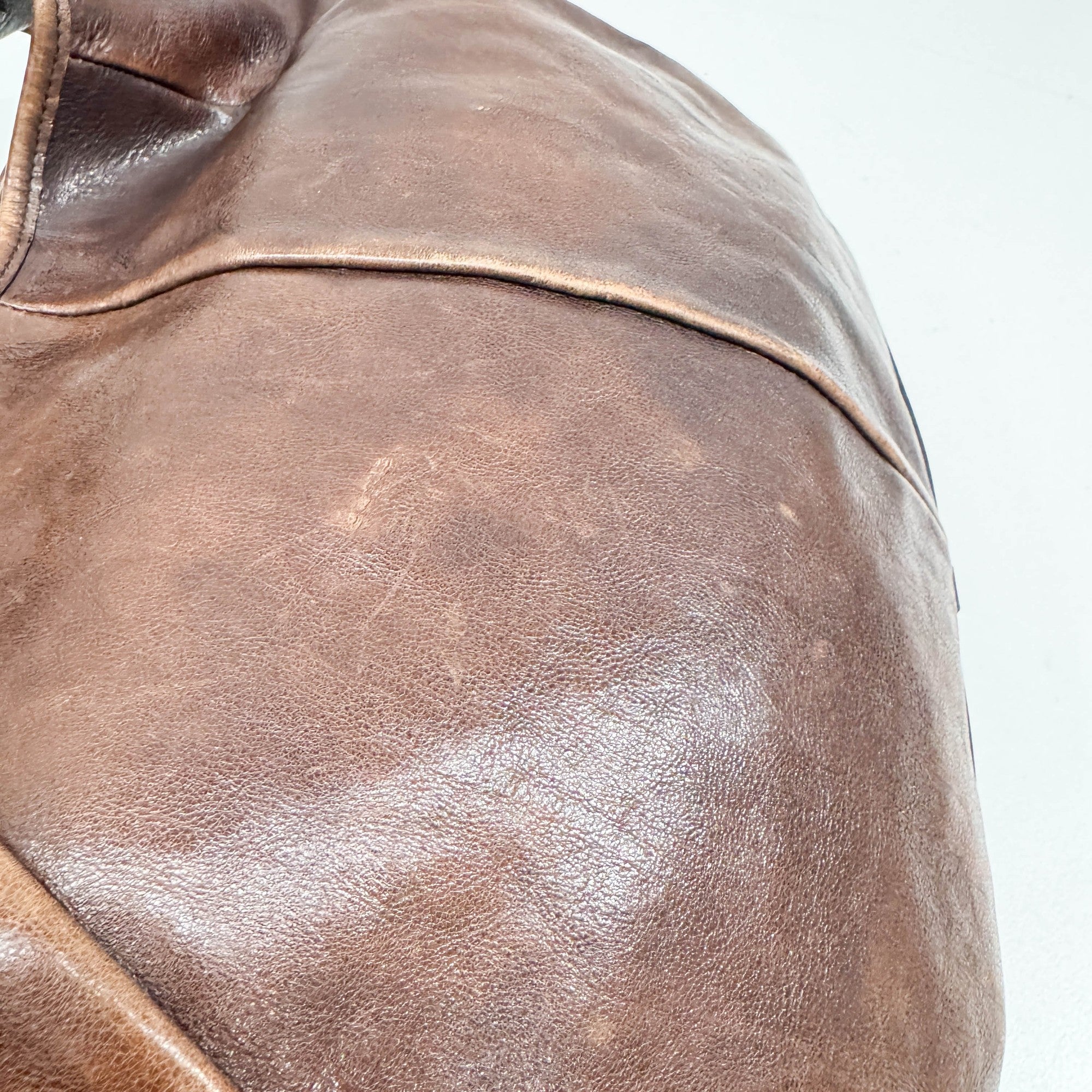 Mombasa Brown Leather Shoulder Bag