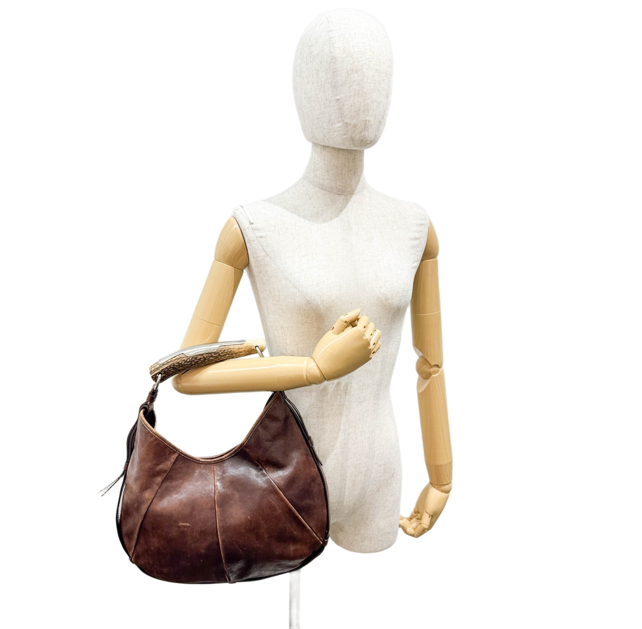 Mombasa Brown Leather Shoulder Bag