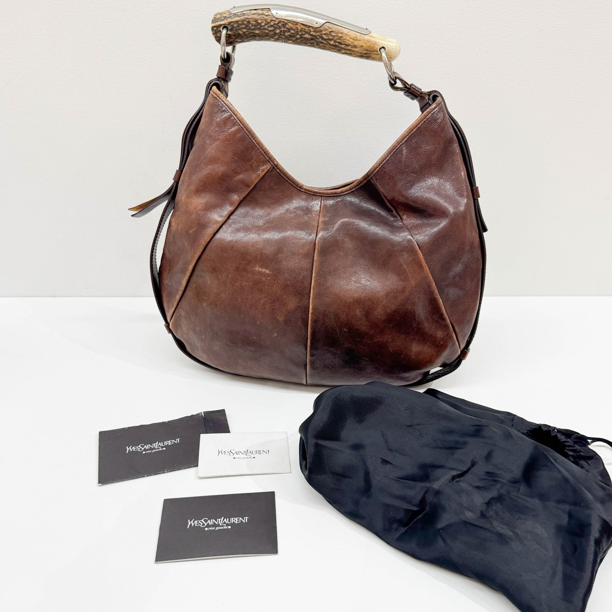 Mombasa Brown Leather Shoulder Bag