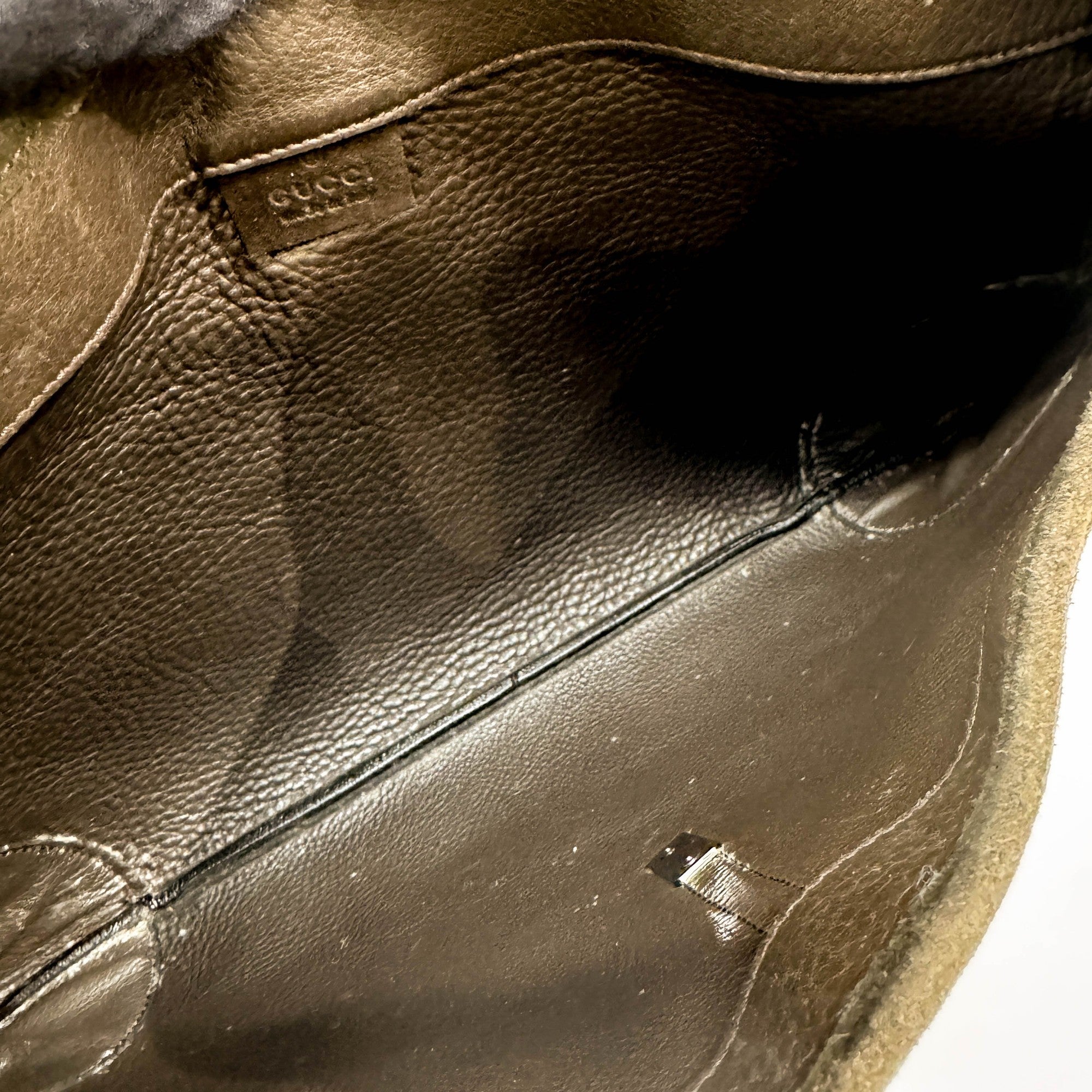 Jackie Dark Brown Suede Shoulder Bag