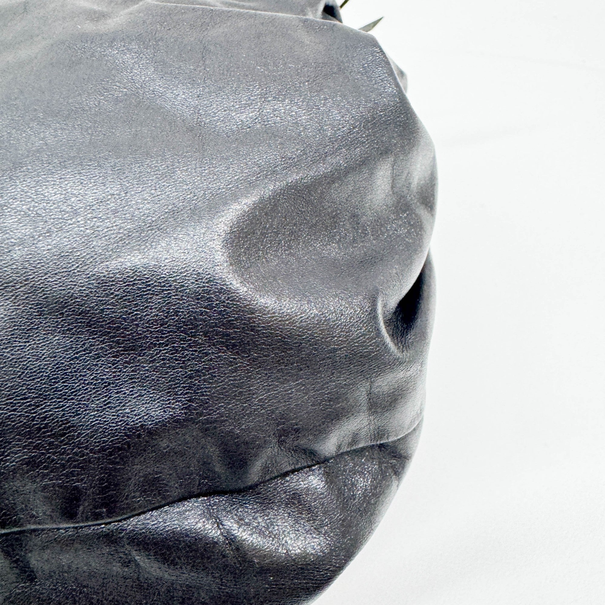 Black Leather Shoulder Bag