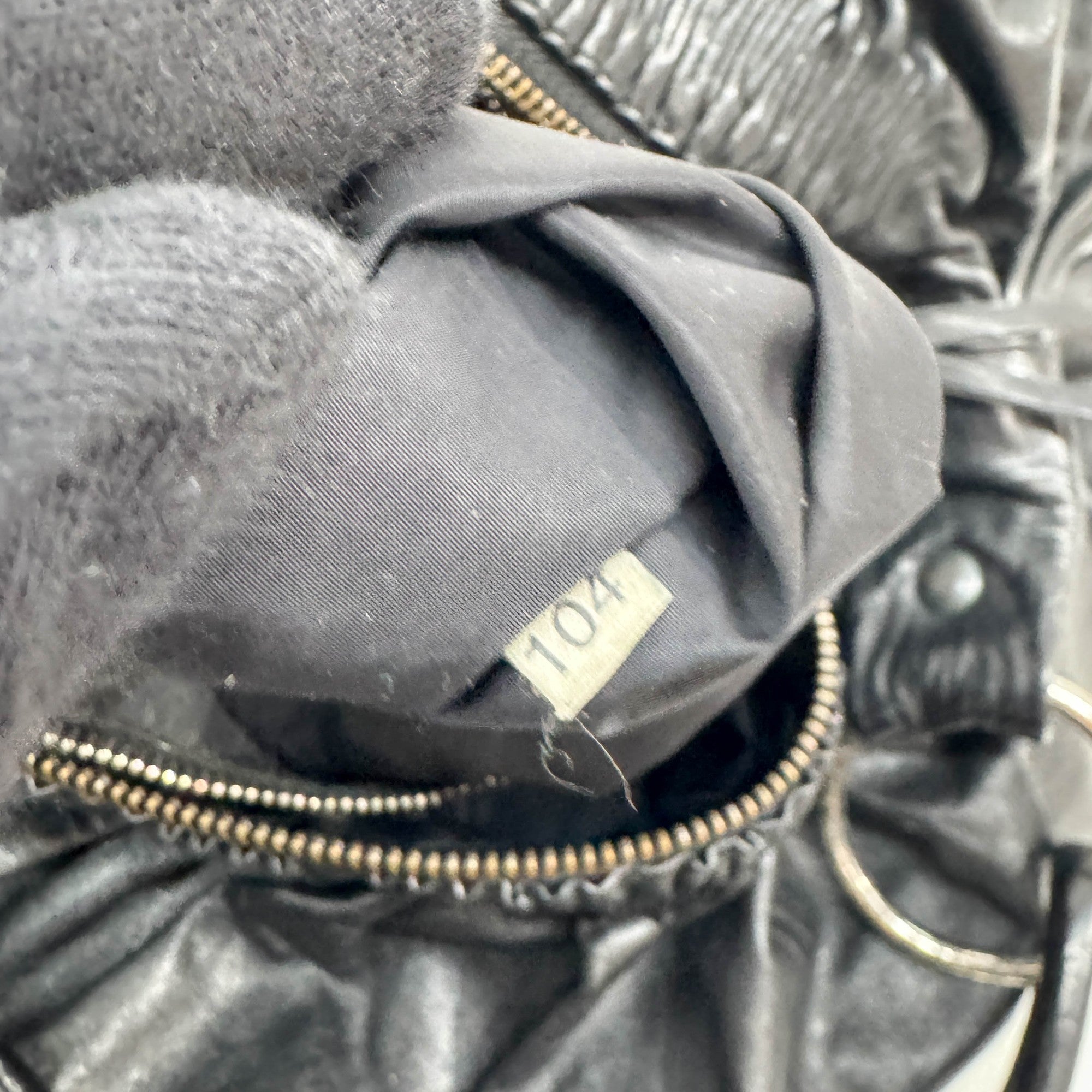 Black Leather Shoulder Bag