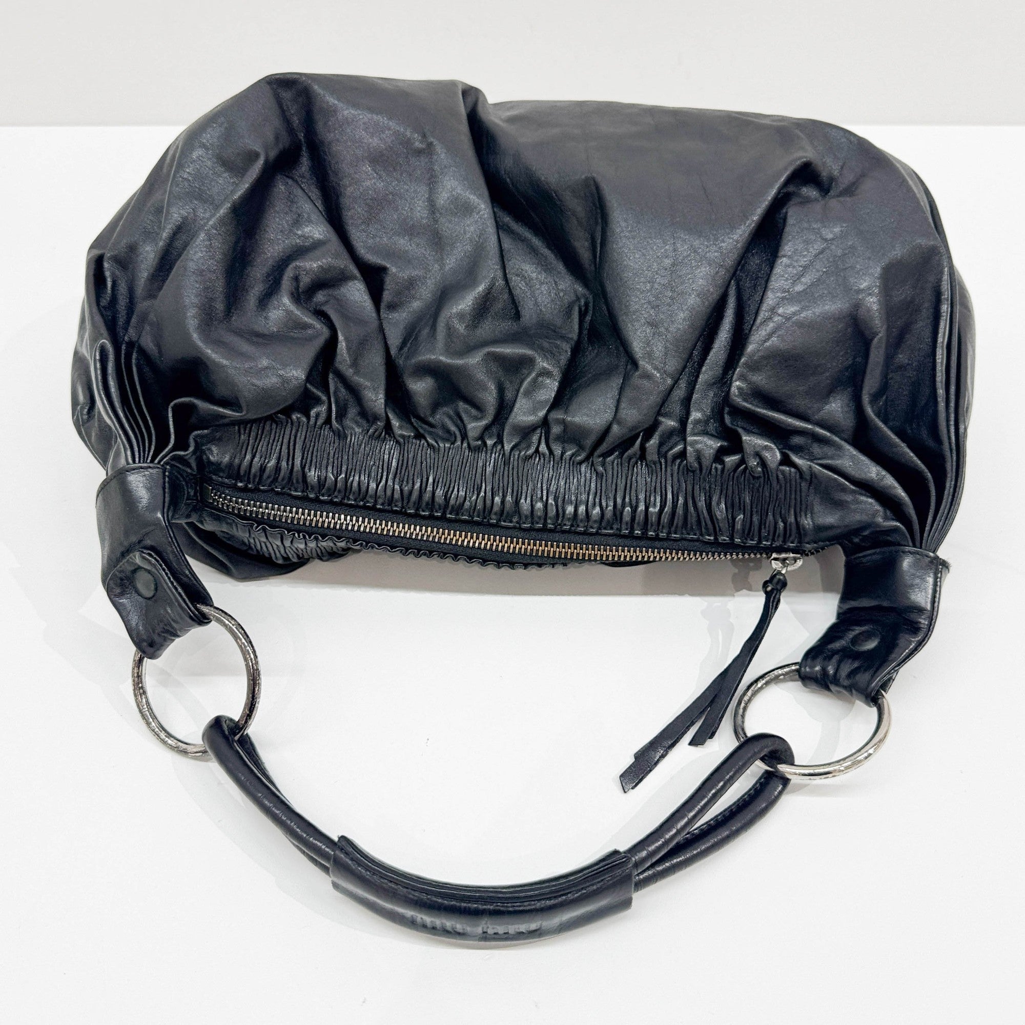 Black Leather Shoulder Bag