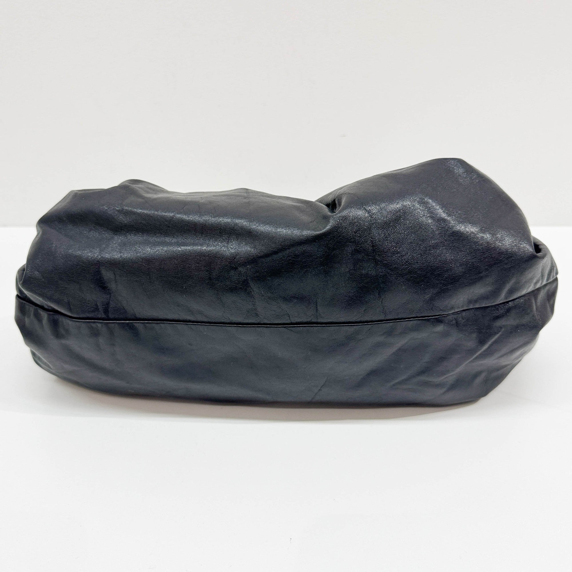 Black Leather Shoulder Bag