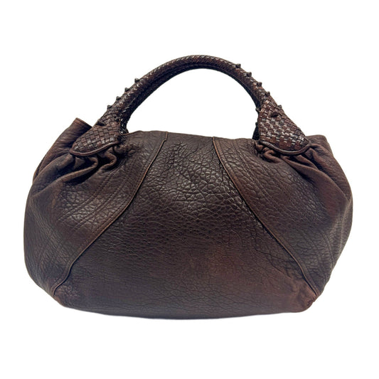 Spy Brown Leather Shoulder Bag