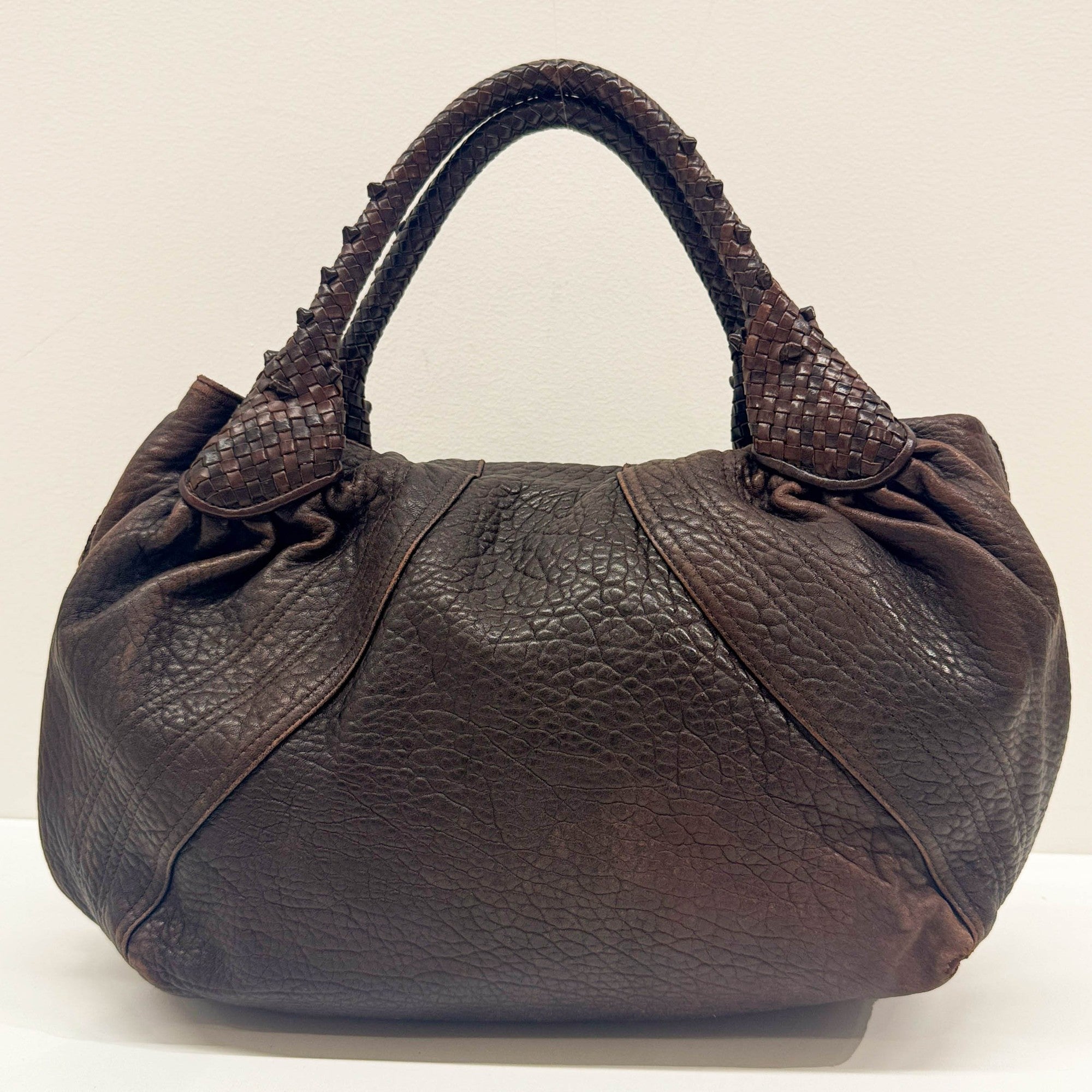 Spy Brown Leather Shoulder Bag