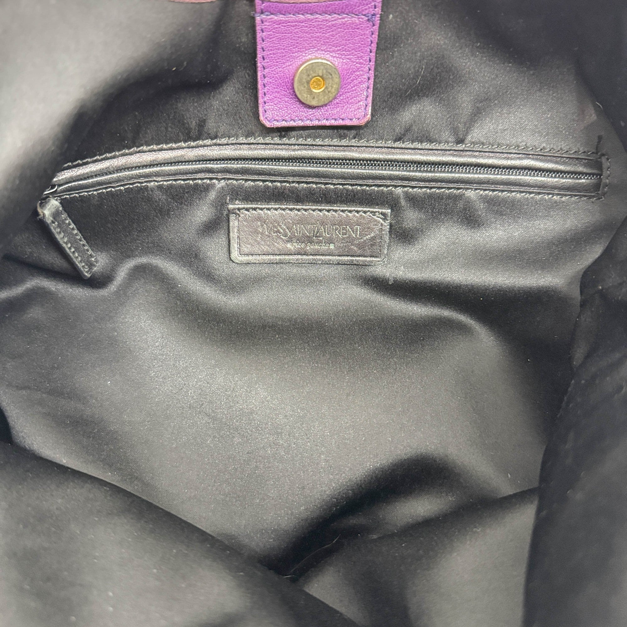 La Boheme Fringe Violet Suede Shoulder Bag