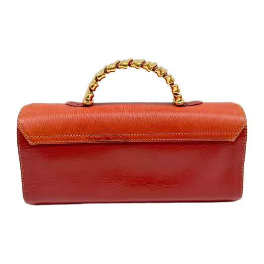 Velazquez Organce Leather Hand Bag