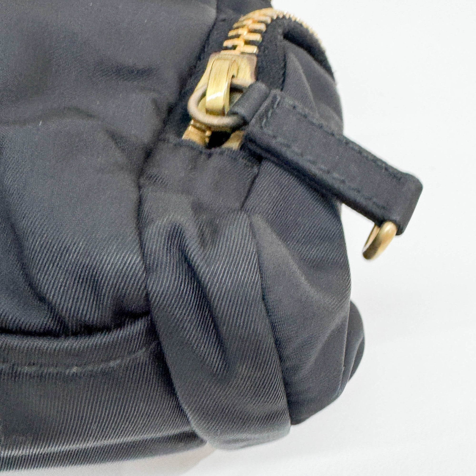 Black Nylon Shoulder Bag